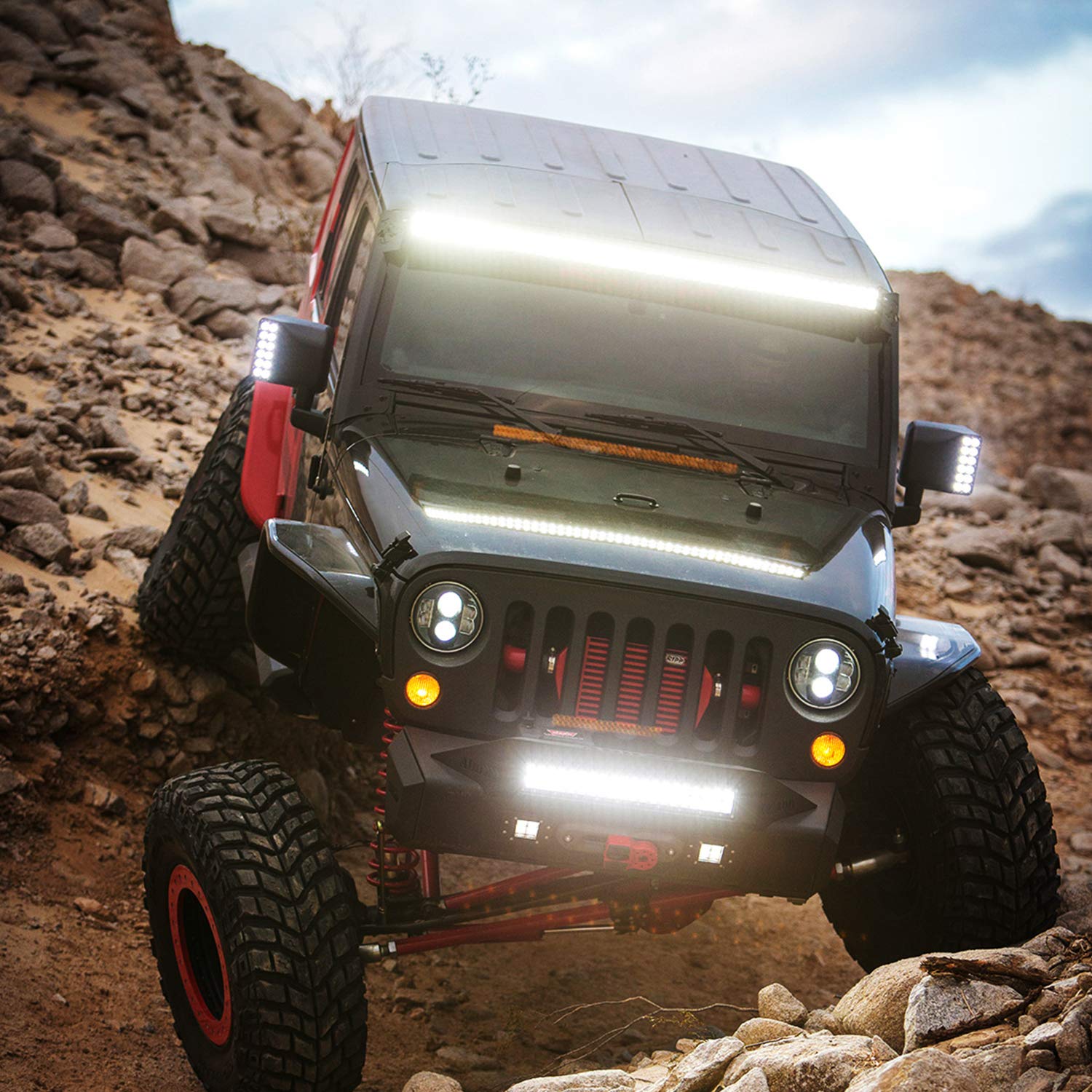 Nilight 52-Inch LED Light Bar - 783W Triple Row, 49500LM Flood Spot Combo, Super Bright Off-Road Lights, Model 18019C-A, White