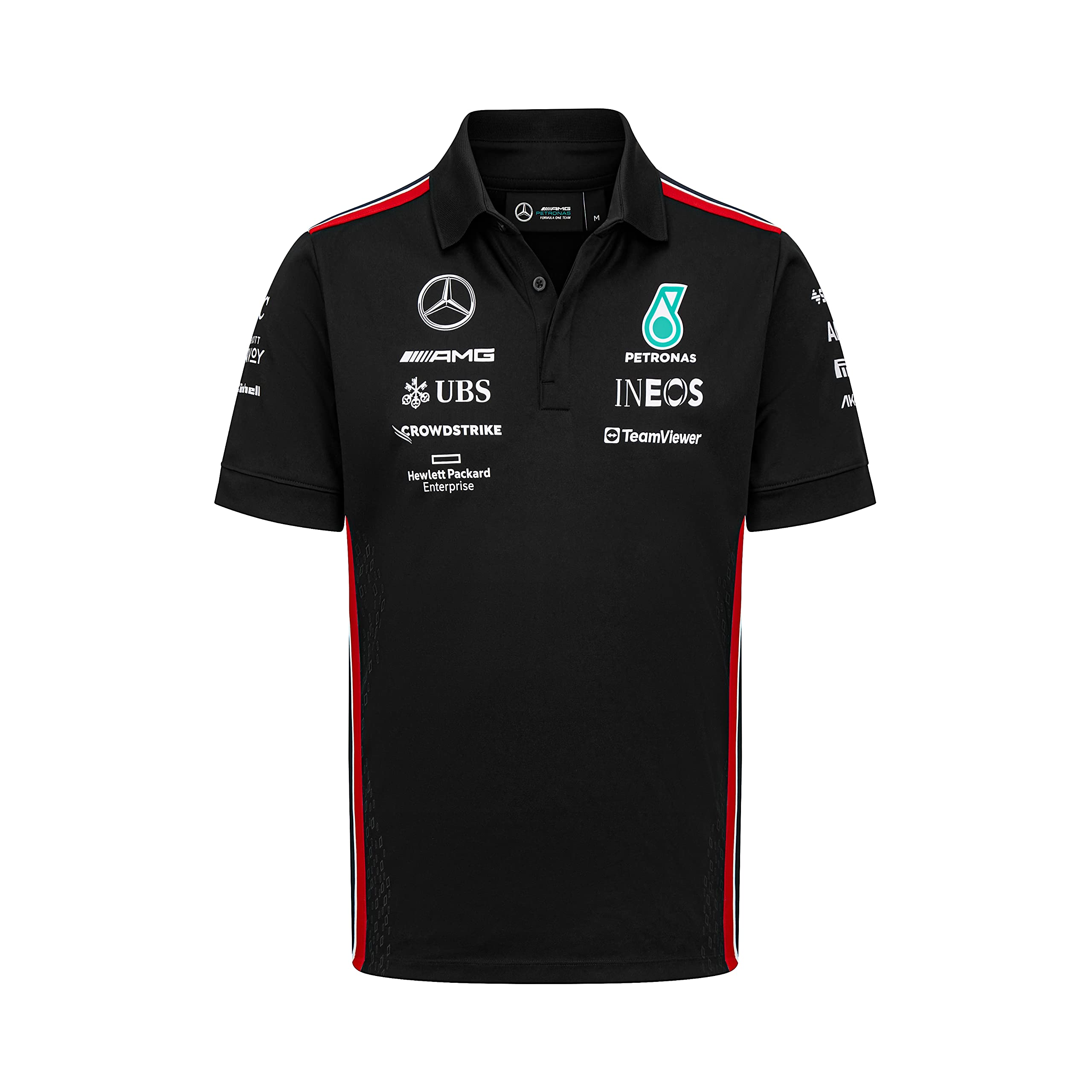 Mercedes Amg Petronas Formula One Team - 2023 Team Polo - Black - Men - Size: M