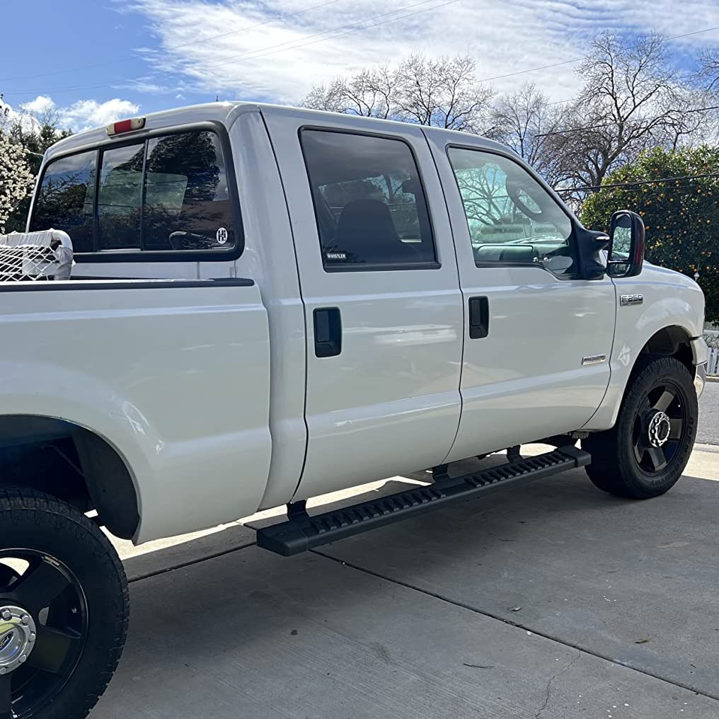 Comnova Side Step Nerf Bar Running Board Replacement For 99-16 Ford F250 Superduty Crew Cab(4 Full Size Door),6 Inch Step Pad Design,Oe Style (Black)