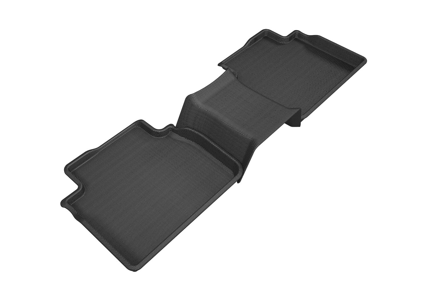 3D MAXpider Custom Fit Kagu Floor Mat (Black) Compatible with Toyota Camry 2018-2023 - Second Row
