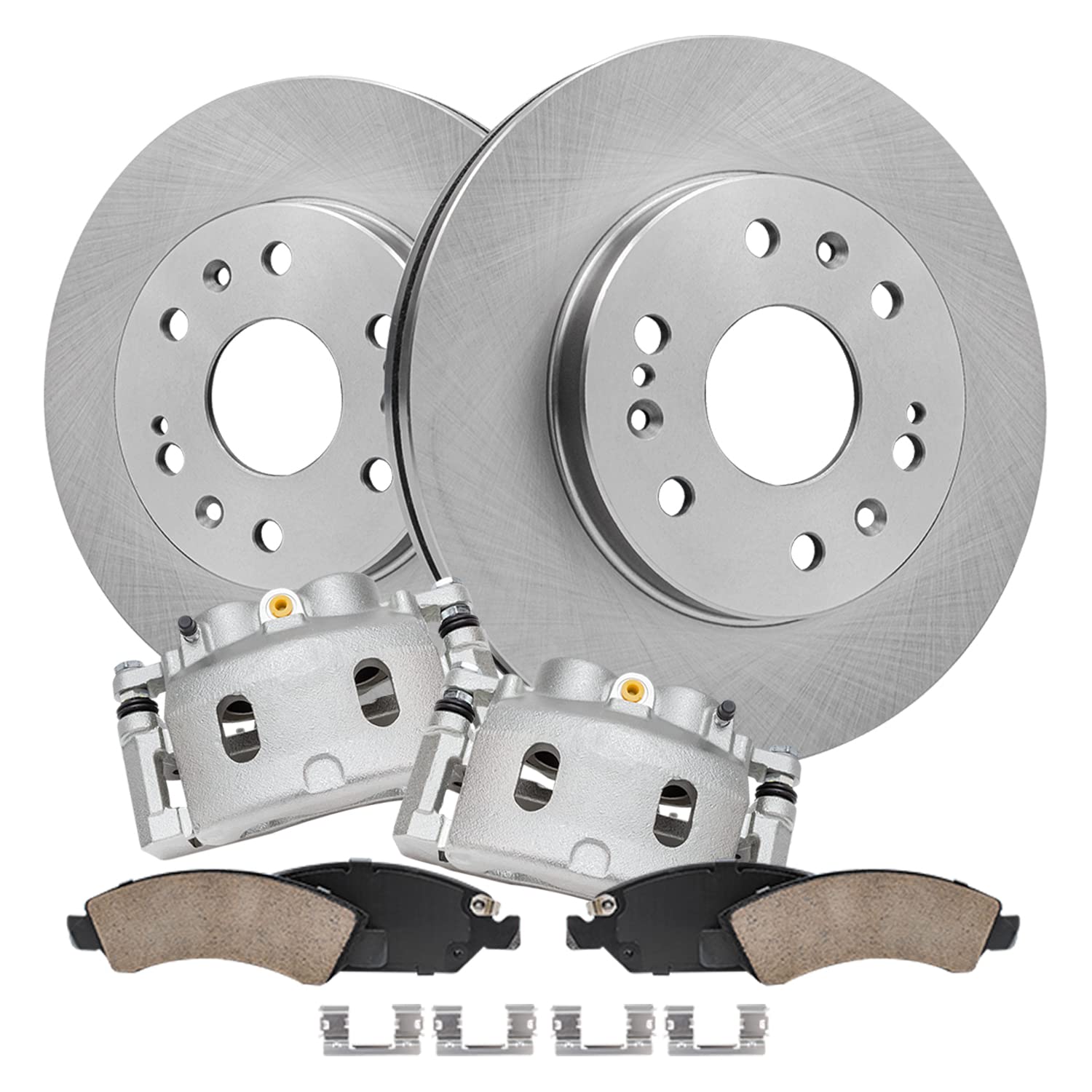 Detroit Axle - Front Brake Kit for Chevy GMC Silverado Express Suburban Sierra Savana Yukon XL 1500 Tahoe Avalanche, Cadillac Es