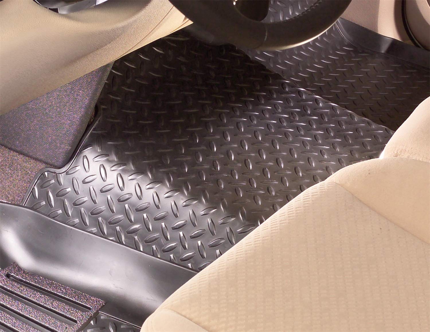Husky Liners Classic Style Series | 2000 - 2007 Ford F-250/F-350 W/ Automatic Transmission | Center Hump Floor Liner, Tan | 8245