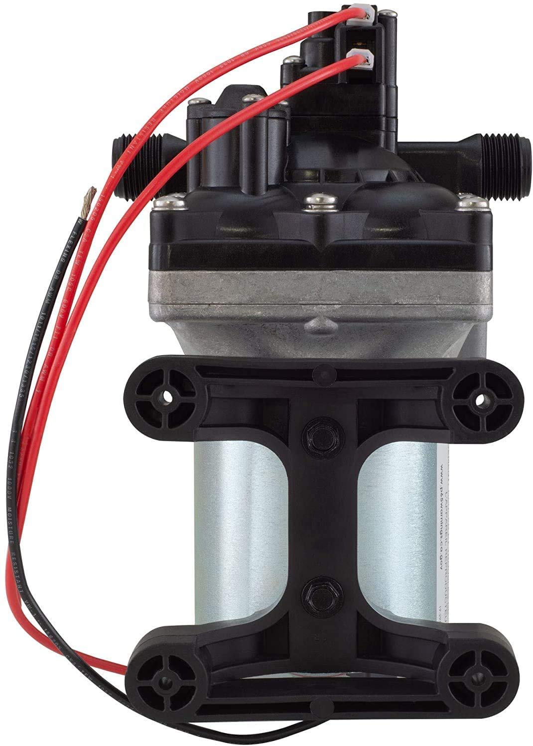 Shurflo 12 Volt RV Water Pump 3.0 GPM 4008-101-A65/E65 - Black Plastic with Optional Twist-On Pipe Strainer