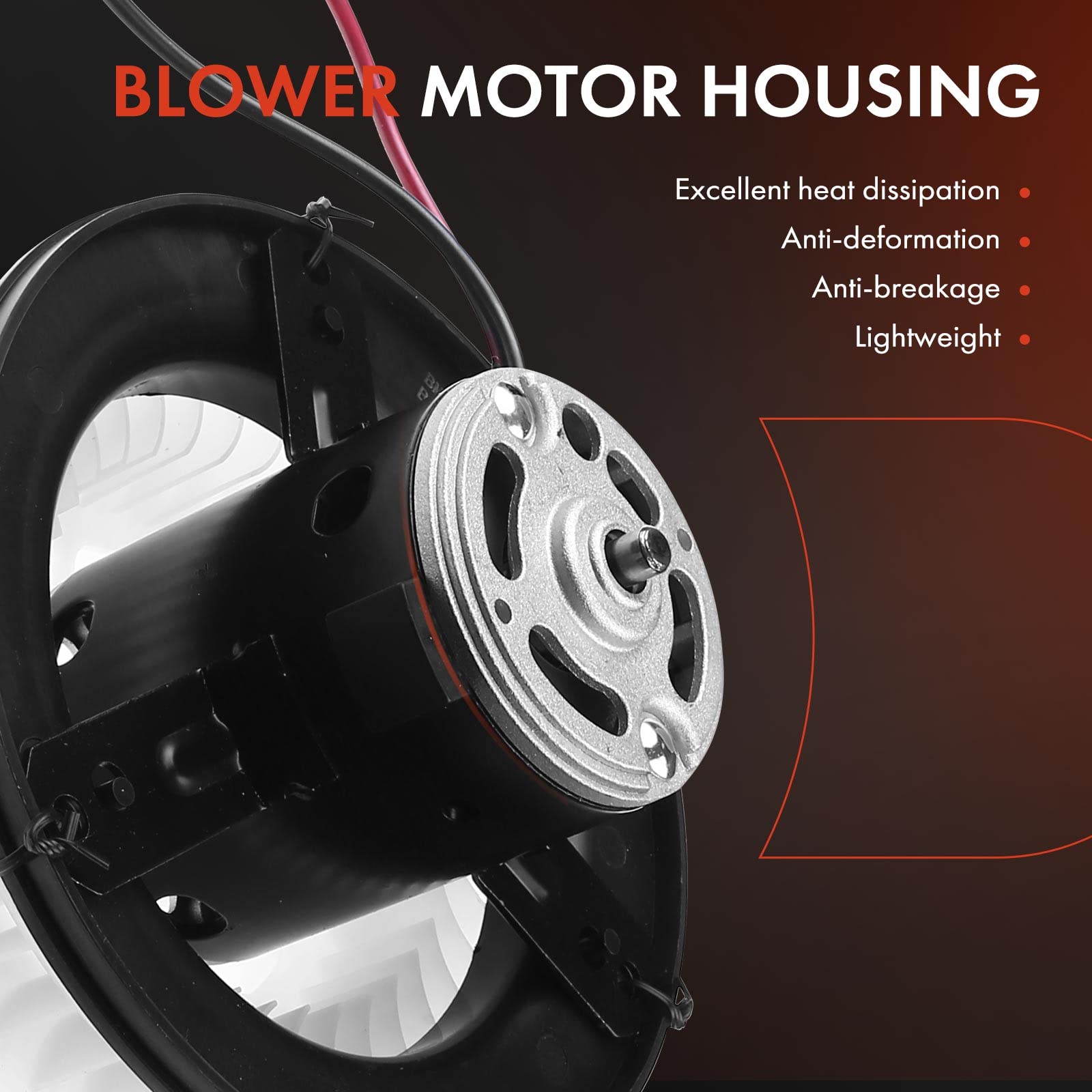 A-Premium Hvac Heater Blower Motor Assembly Compatible With Freightliner & Volvo Vehicles - Classic 2001-2010, Classic Xl, Fl106
