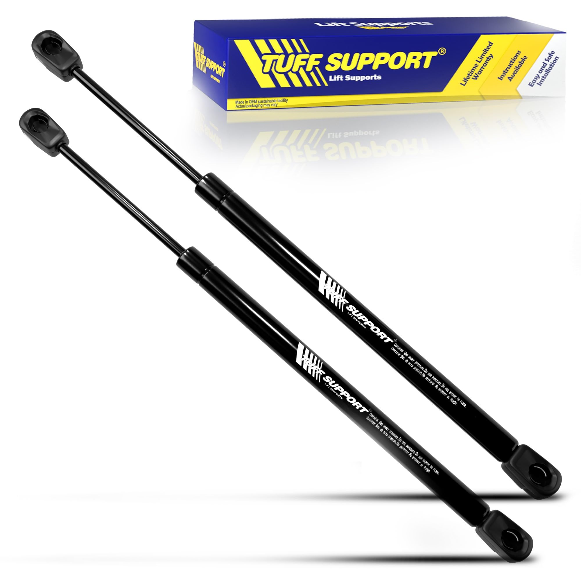 2 Pieces (Set) Tuff Support Rear Trunk Lid Lift Supports Mercedes Benz Clk320, Clk350, Clk550, Clk63, Clk500, Clk55