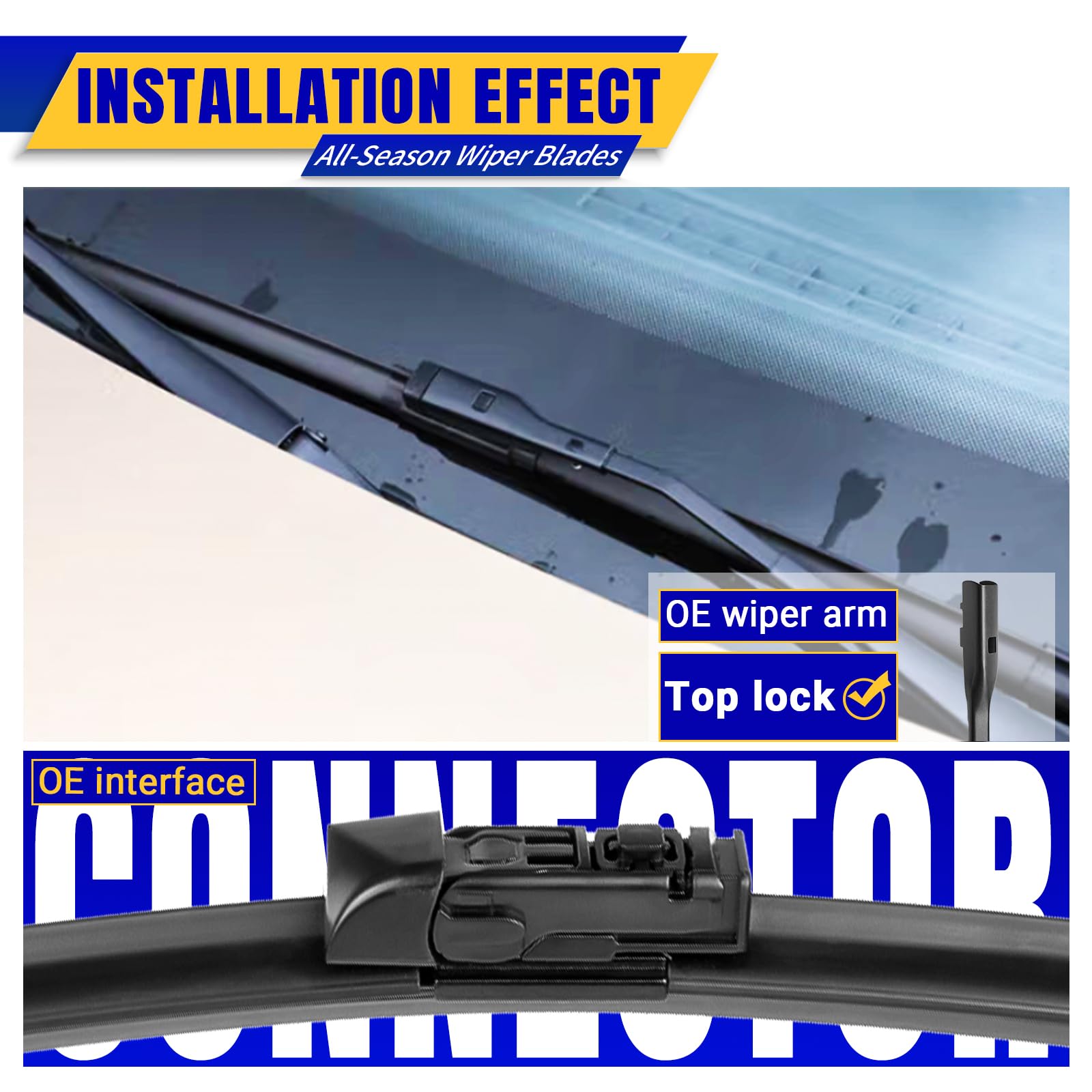 3 Wipers Replacement For 2018-2022 Bmw X3/2019-2022 Bmw X4, Windshield Wiper Blades Original Equipment Replacement - 26''/20''/1