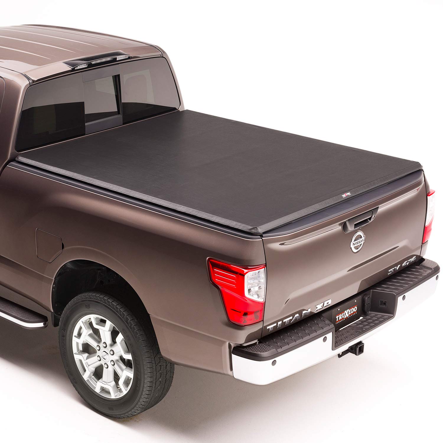 RealTruck TruXedo TruXport Soft Roll Up Truck Bed Tonneau Cover | 288901 | Fits 2016 - 2024 Nissan Titan w/Track System 6 7 Bed