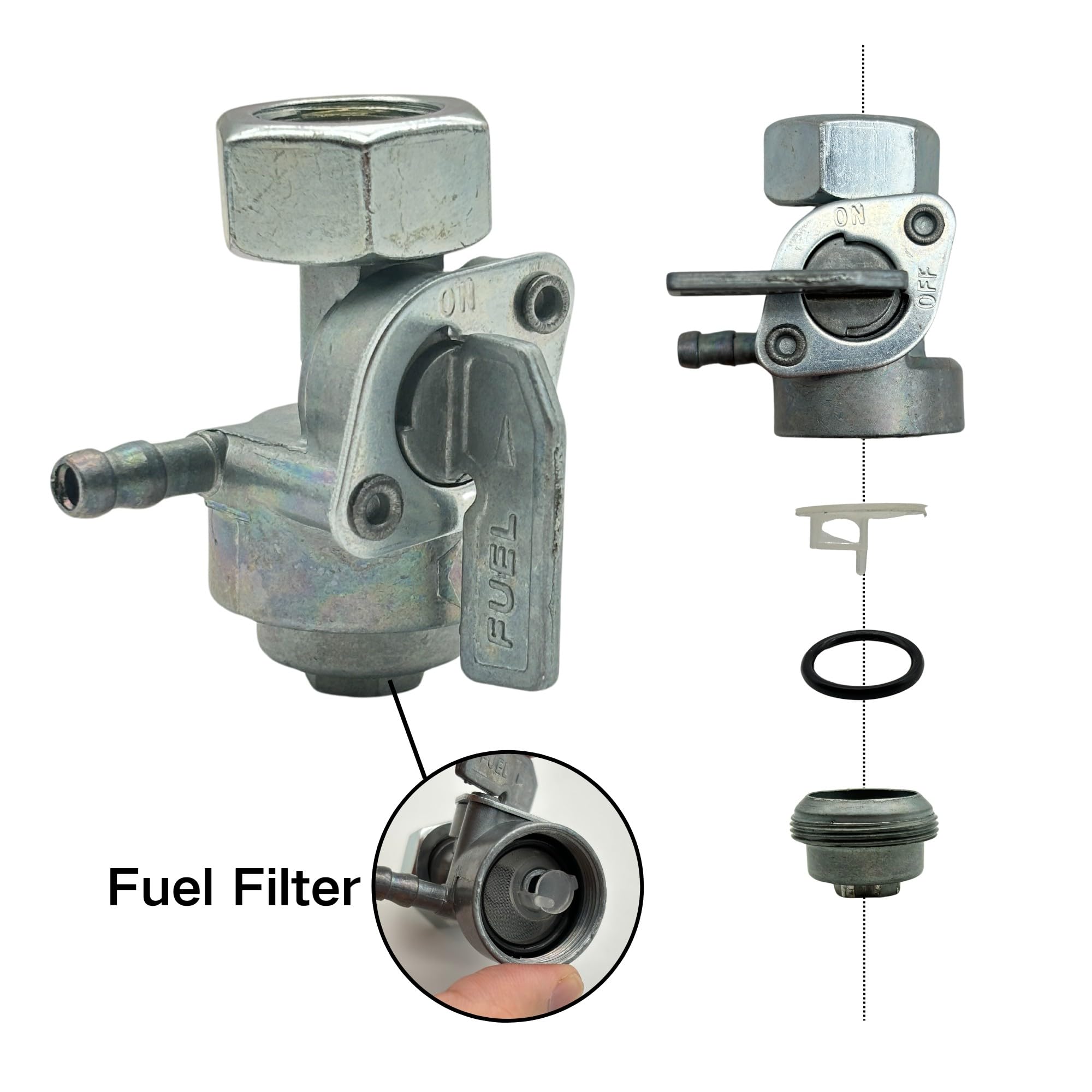 Ygq Generator Fuel Gsa Tank Shut Off Valve Petcock For Predator Generac 0J0974 Honda Centurion Duromax Powermate Powerhorse Etq