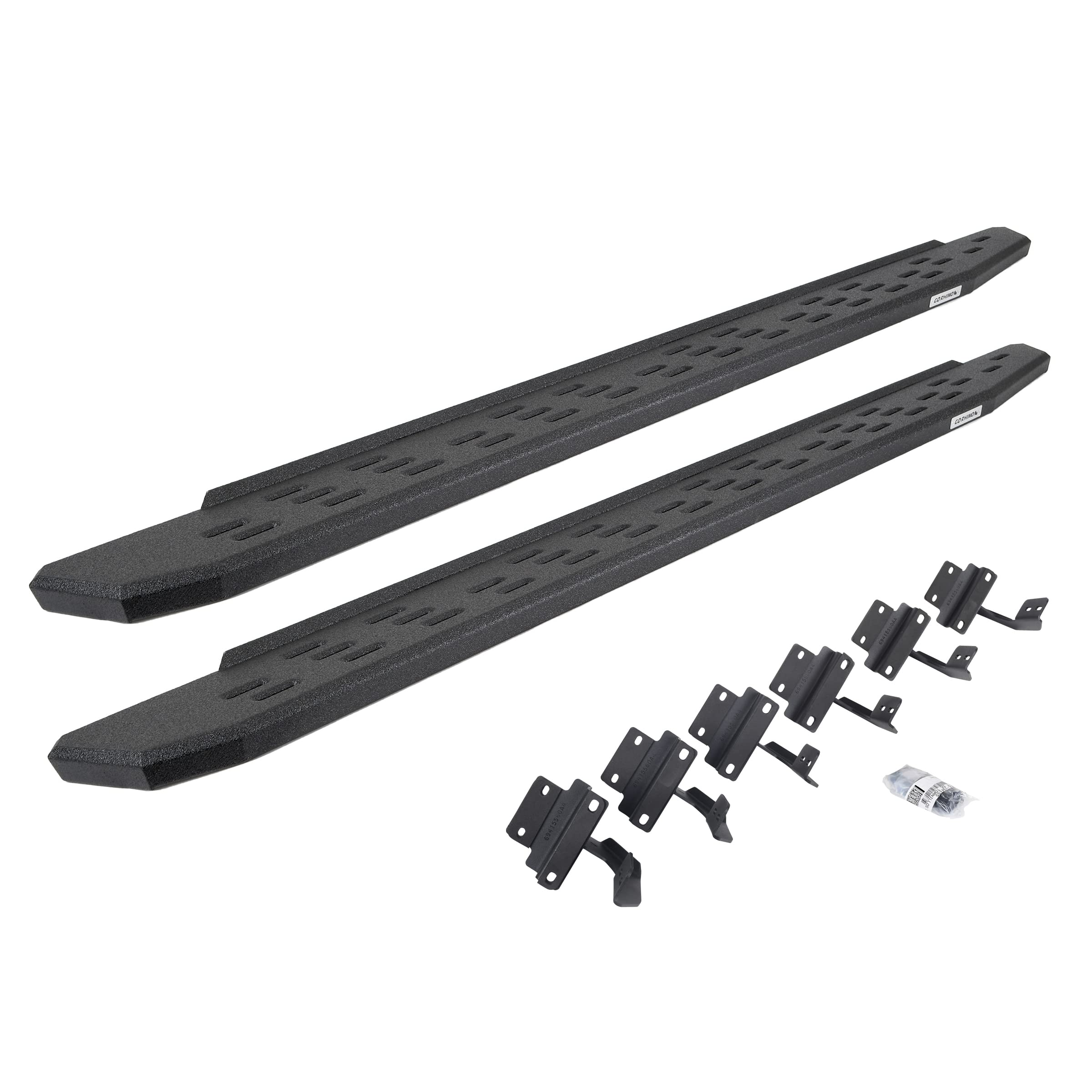 Go Rhino 69617780T Rb30 Running Boards With Mounting Bracket Kit For 15-24 F-150, F-250 Super Duty, F-350 Super Duty (Extended Cab Pickup)