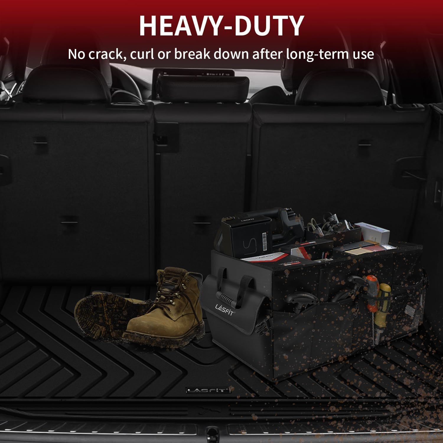 Lasfit Cargo Mat Fits For Bmw X3 2024 2023 2022 2021 2020 2019 2018, Custom Fit Tpe All Weather For Bmw X3 M /M40I/30I/M Competi