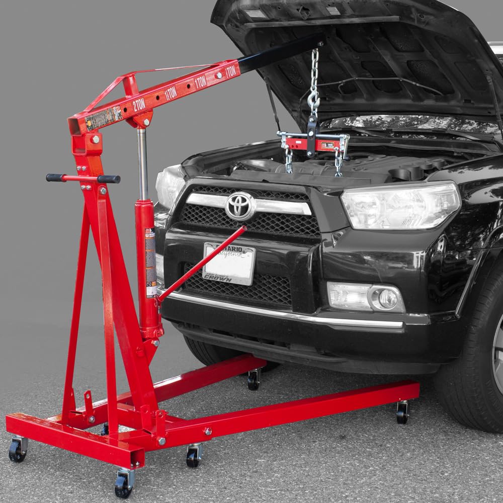 BIG RED T32100 Engine Hoist Leveler, 3 Position, Steel, 1,500 lb Capacity, Red