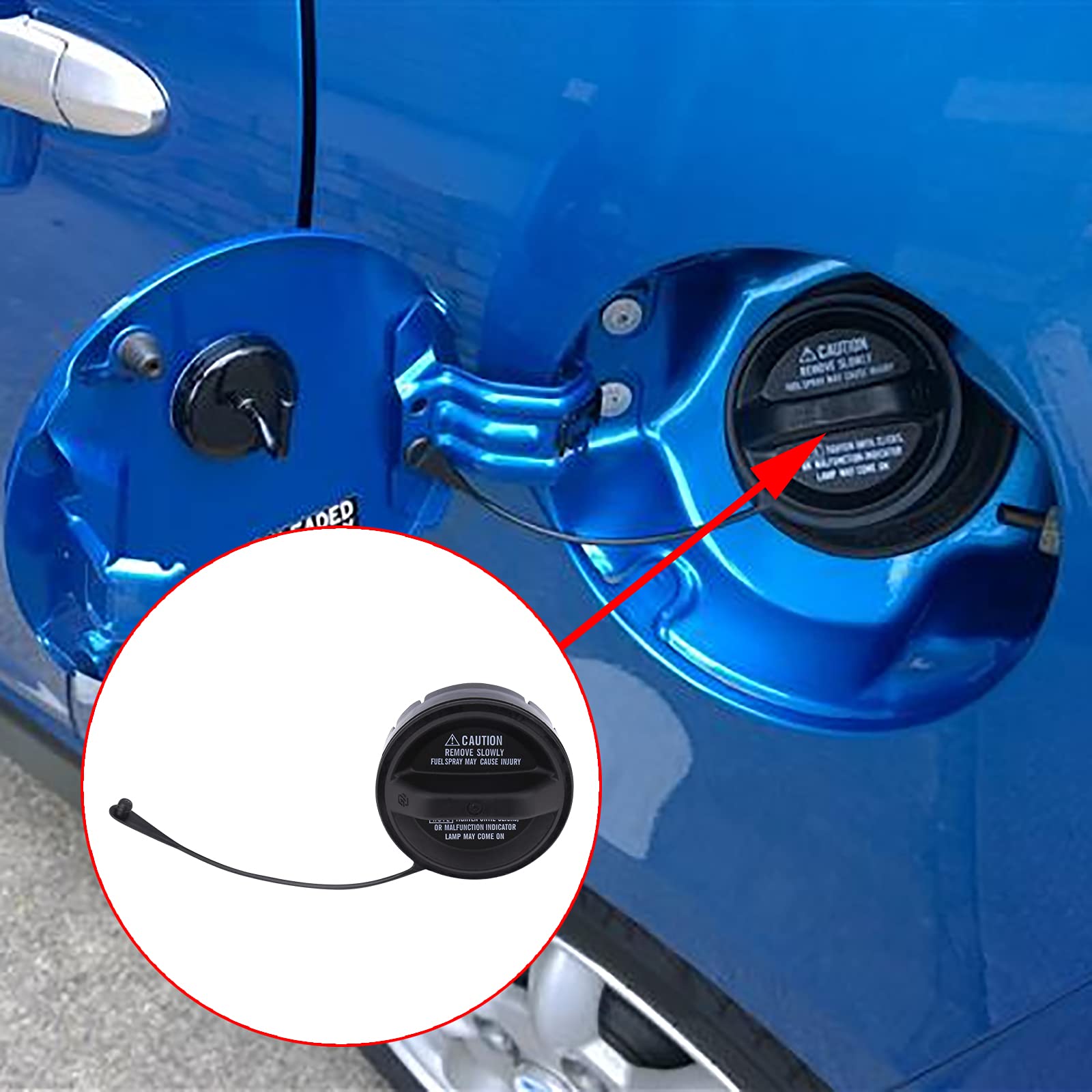 Oner Auto Parts Fuel Tank Filler Cap,Gas Cap Fit For Toyota Lexus - 2000-2005 Celica, 2003-2004 Corolla, 2002-2004 Tacoma, 2001-