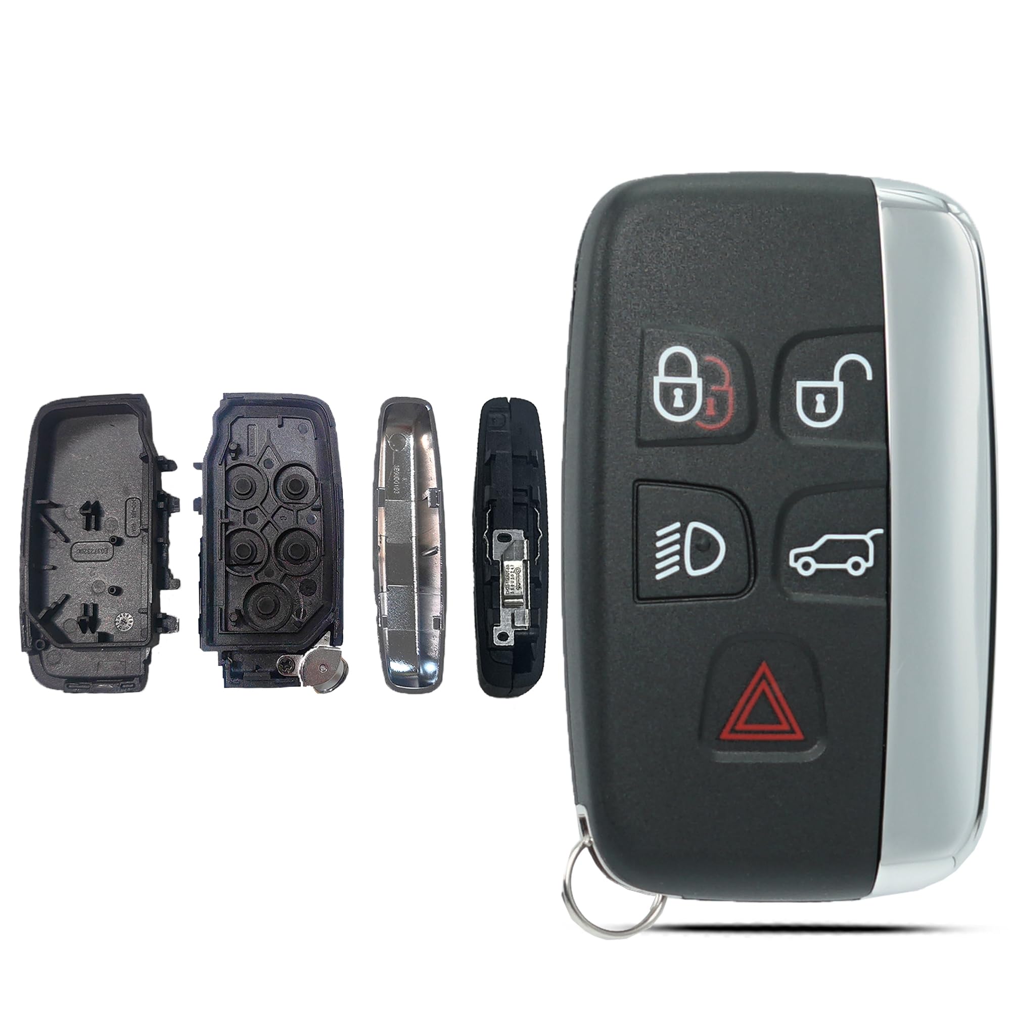 SUPALAND Key Fob Shell Case Replacement Fits for Land Rover Range Rover Sport Evoque LR4 LR2 Jaguar XJ XF XK F-Type F-PACE XE 20