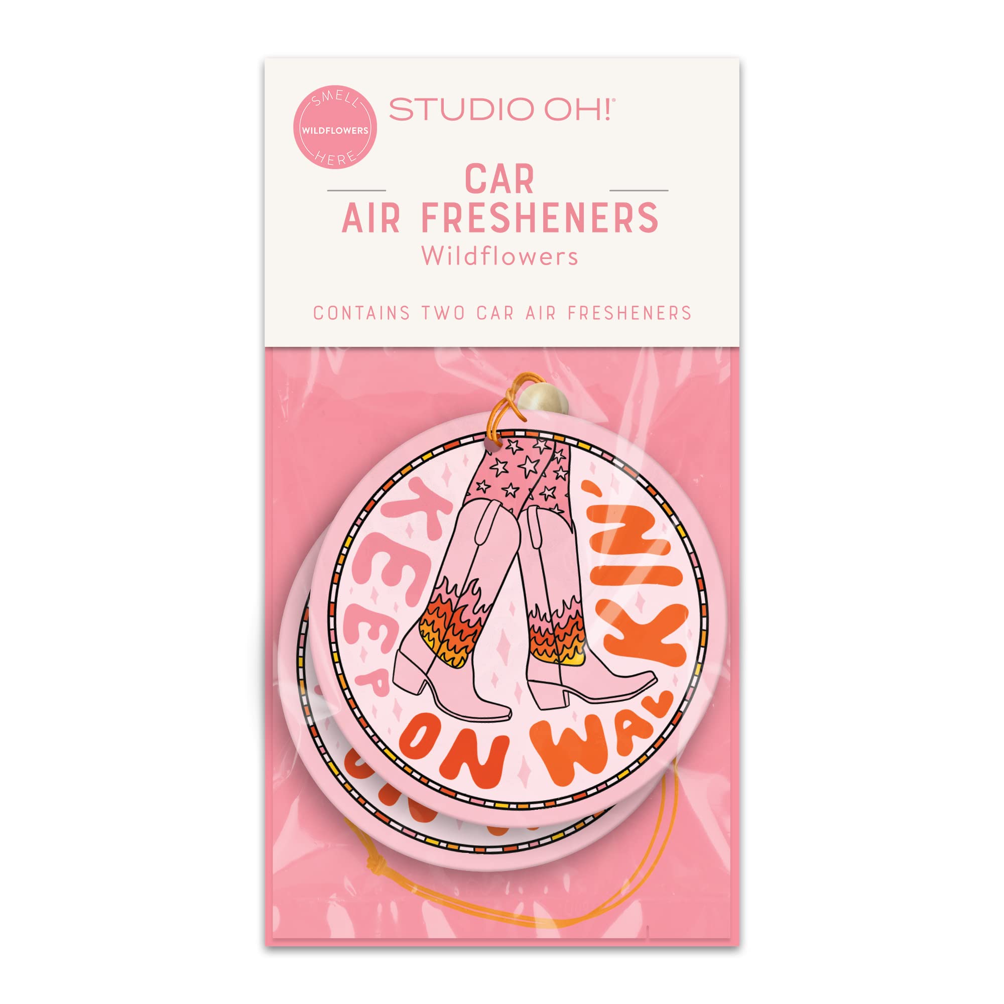 Studio Oh! Car Air Fresheners - Pack Of 2 Scented Hanging Car Odor Eliminator - Natural & Exclusive Fragrance With Deoboost Tech