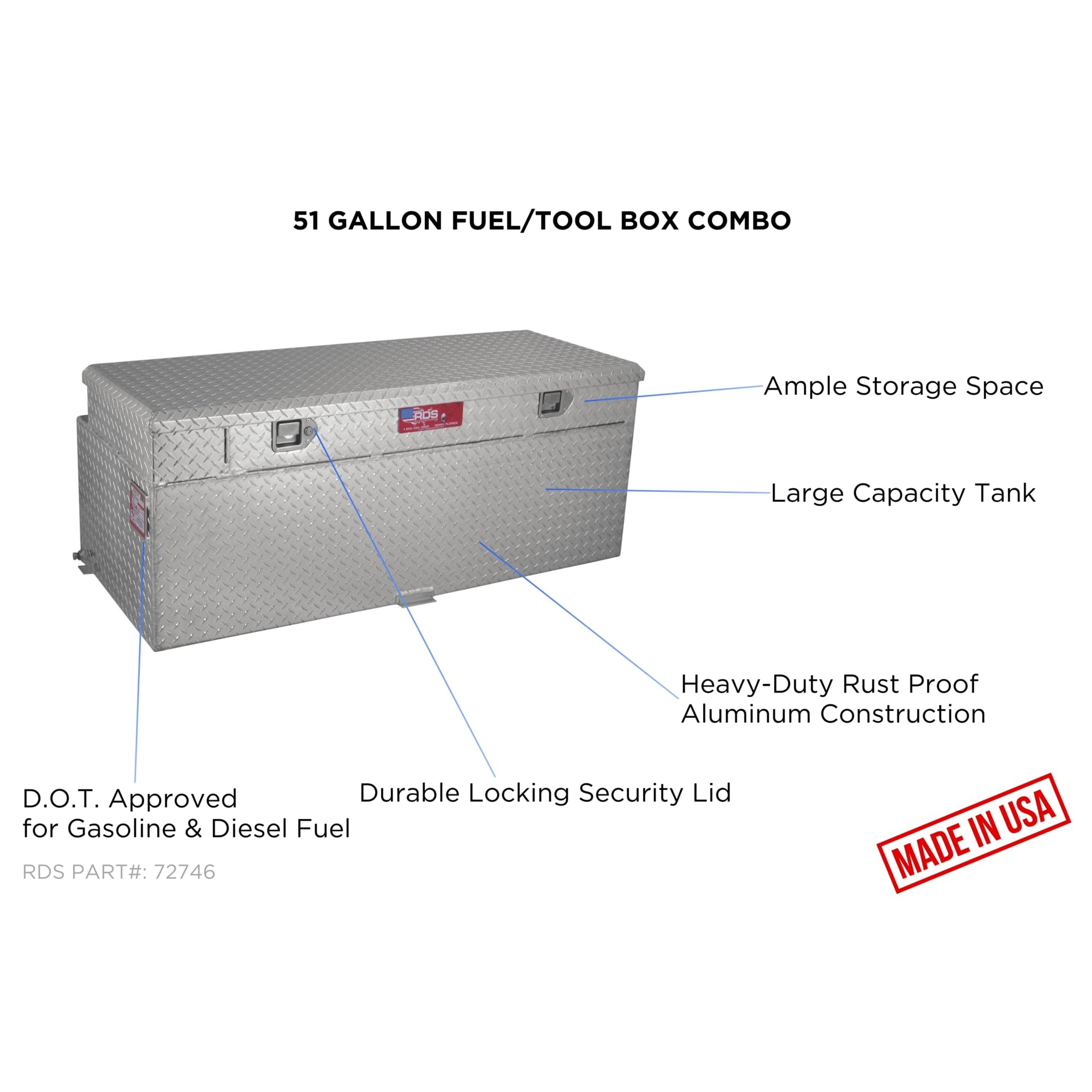 Rds Mfg Inc 72746 Fuel Tank