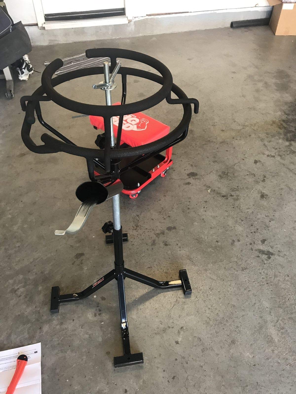 Tusk Adjustable Height Motorcycle Tire Changing Stand