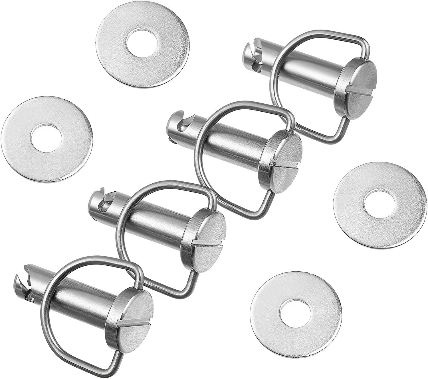 LangPu Fastener-1/4 Turn with Washers/Harley Saddlebag Mounting Pin Bolts/Motorcycle Saddle Bag Fasteners Pins Fits for Harley T