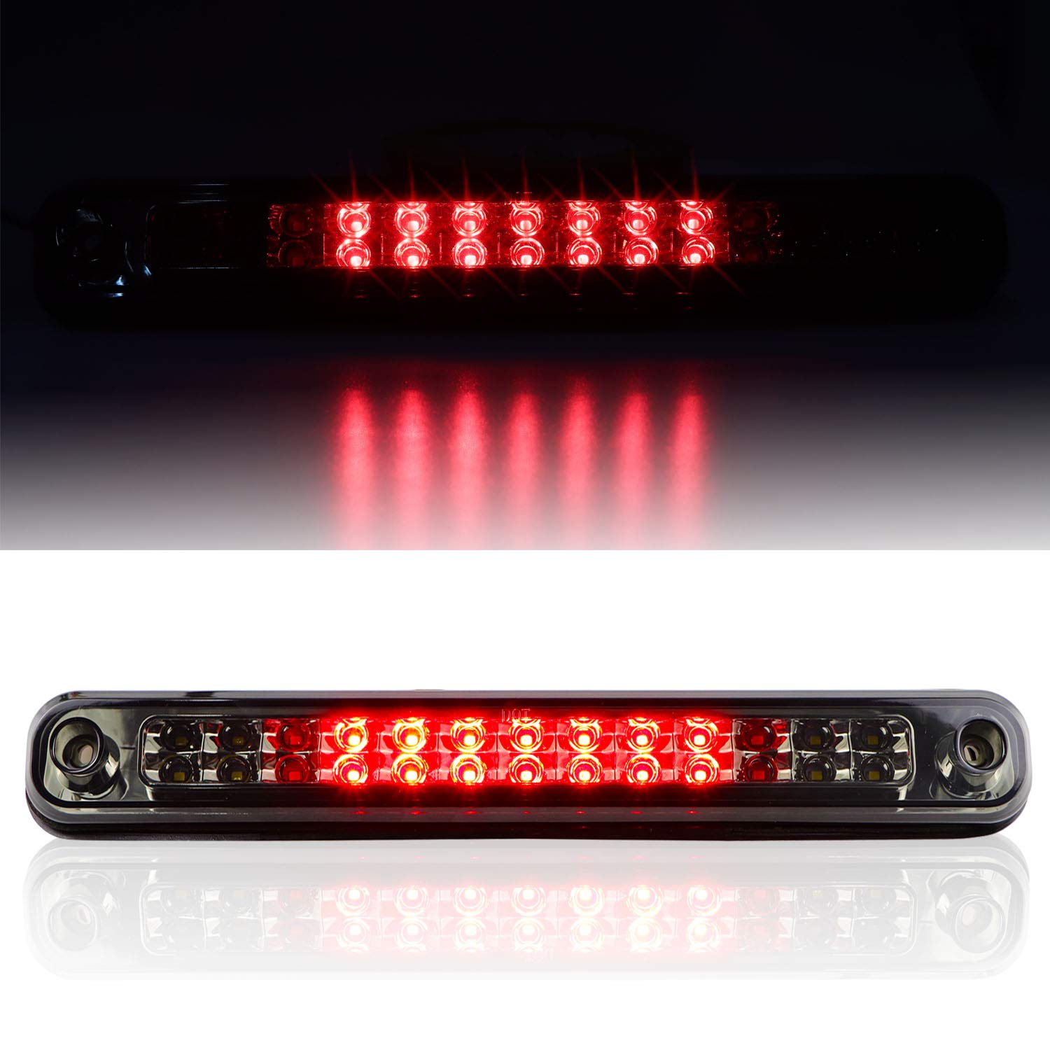 Tresound 3Rd Third Brake Light For Chevy/For Gmc C1500 C2500 K1500 K2500 Silverado Blazer 88-99 Led Cargo Lamp High Mount Stop L