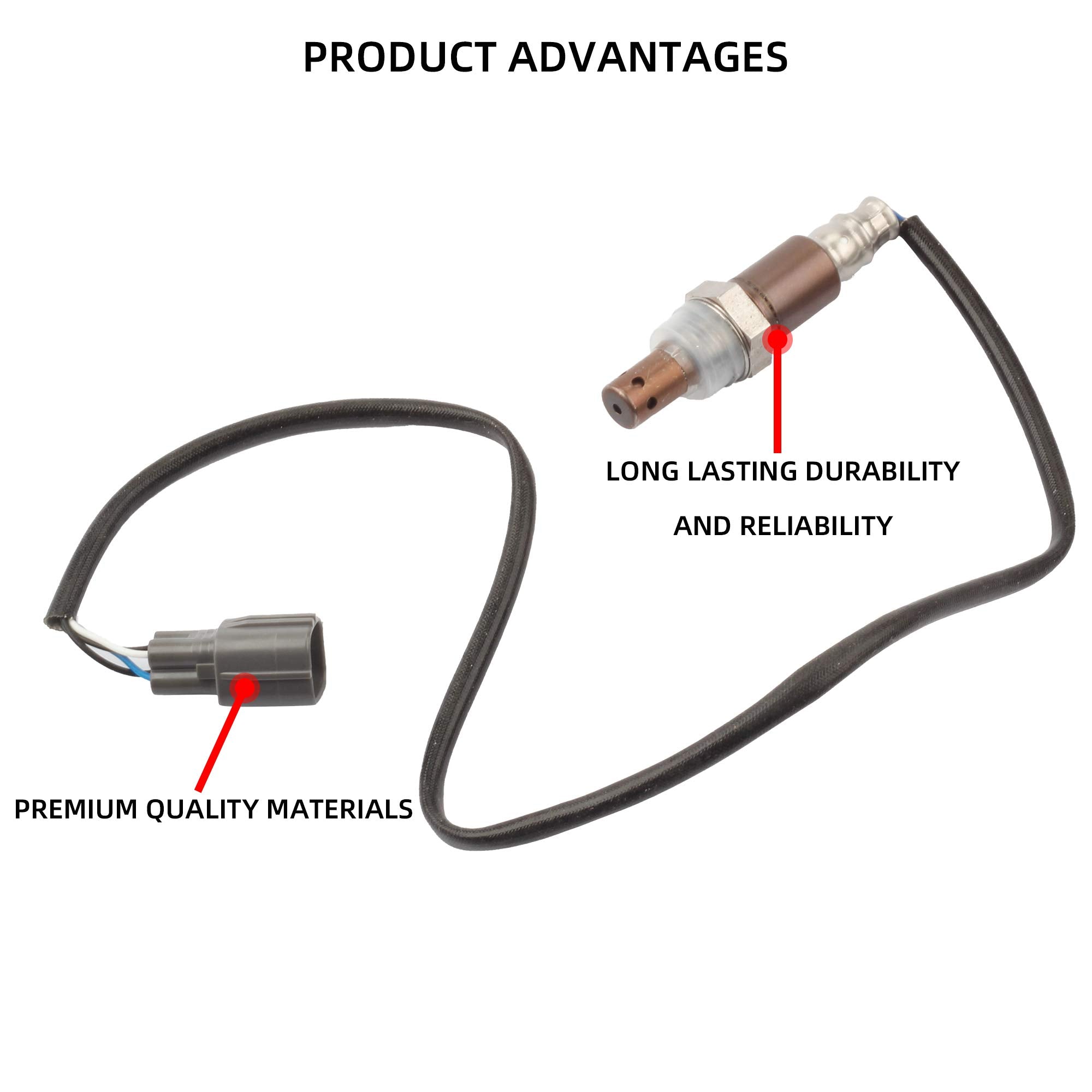 Dasbecan 234-9041 Oxygen Sensor Upstream Compatible with Lexus ES350 RX350 Toyota Camry Highlander Rav4 Solara Avalon Scion TC X