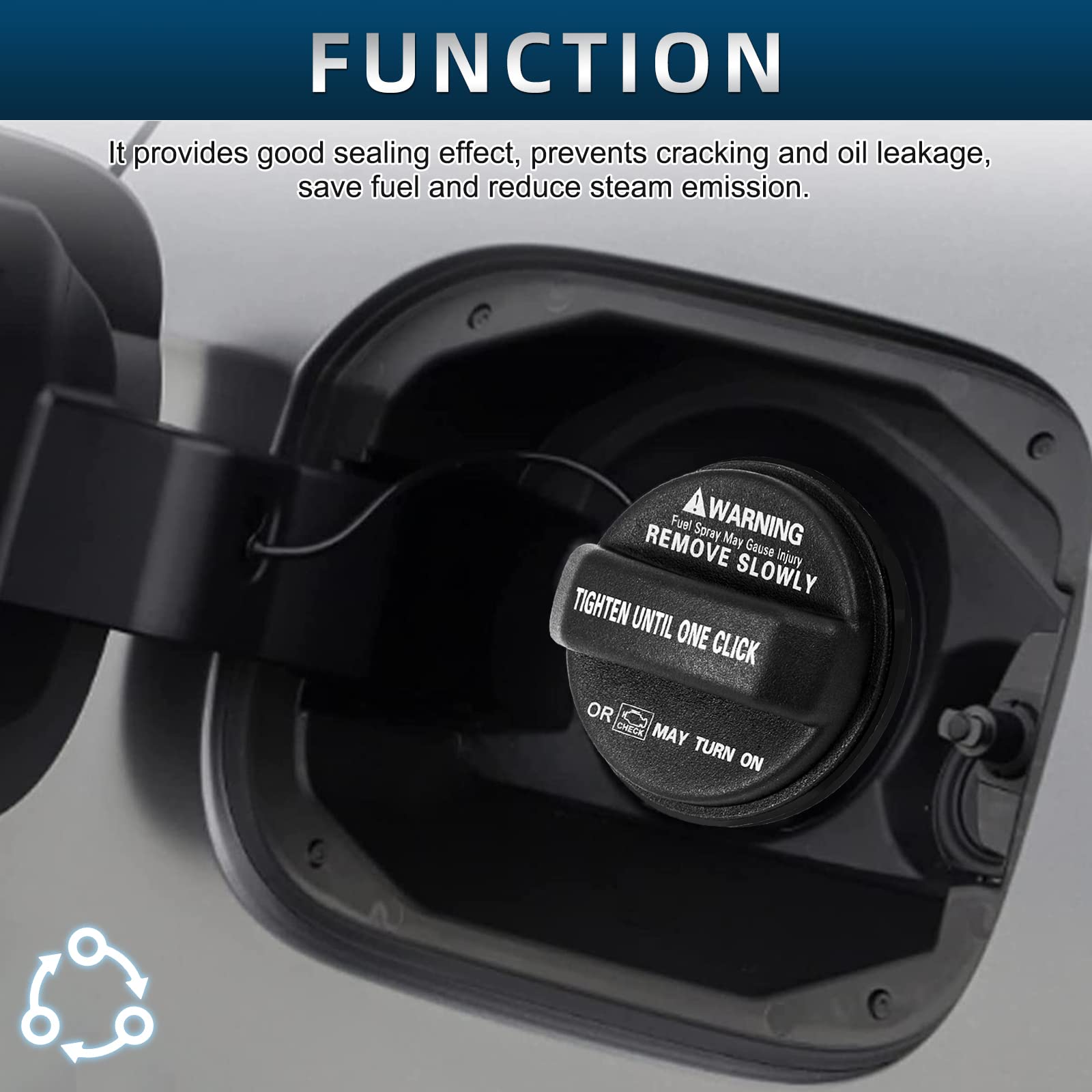 Fuel Tank Cap Gas Cap Compatible with 2006-2019 Hyundai Accent, Azera, Elantra, Elantra GT, Entourage, Equus, Genesis, Genesis C