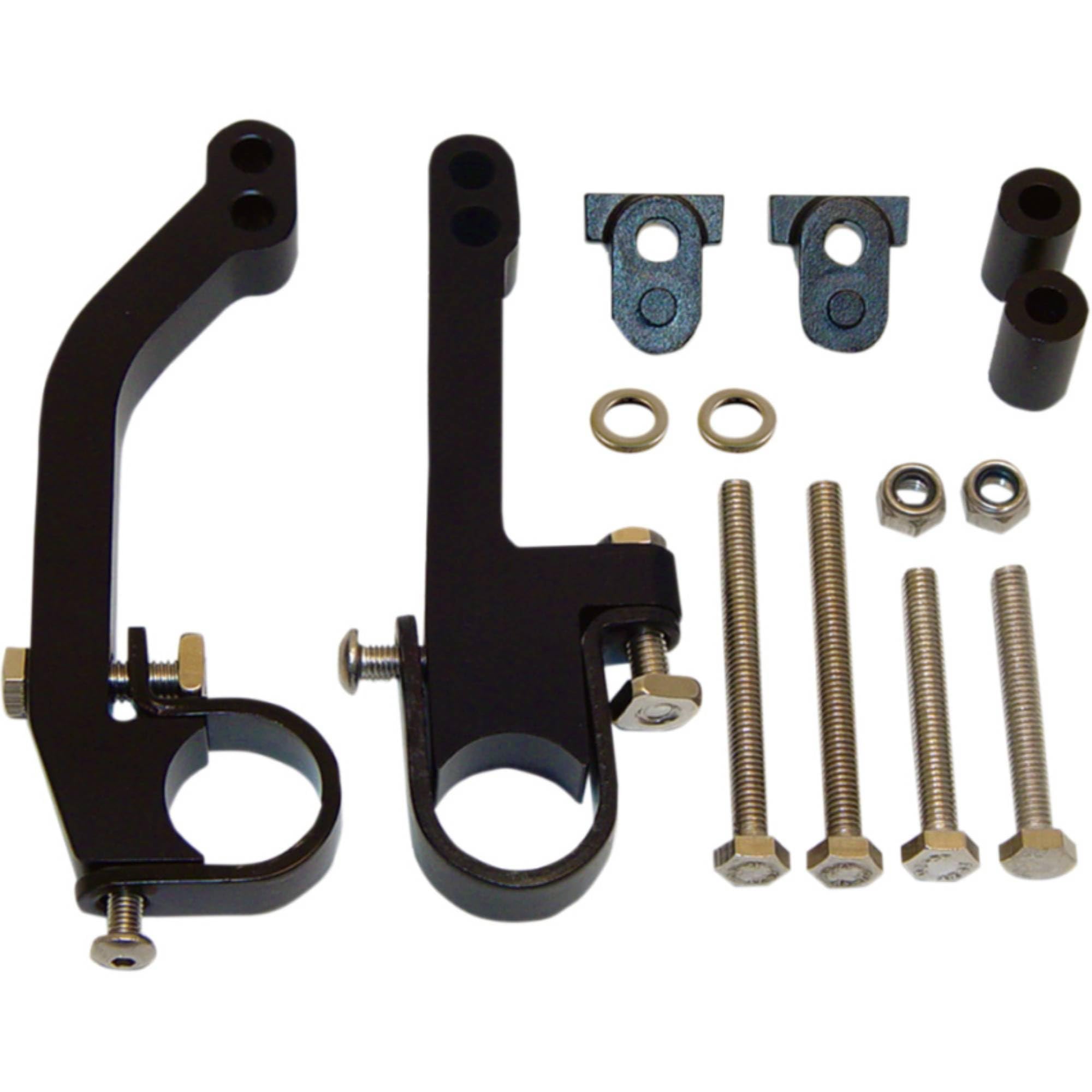 Powermadd 34250 Star Series/Trail Star Handguard Mount Kit - Snowmobile, Black