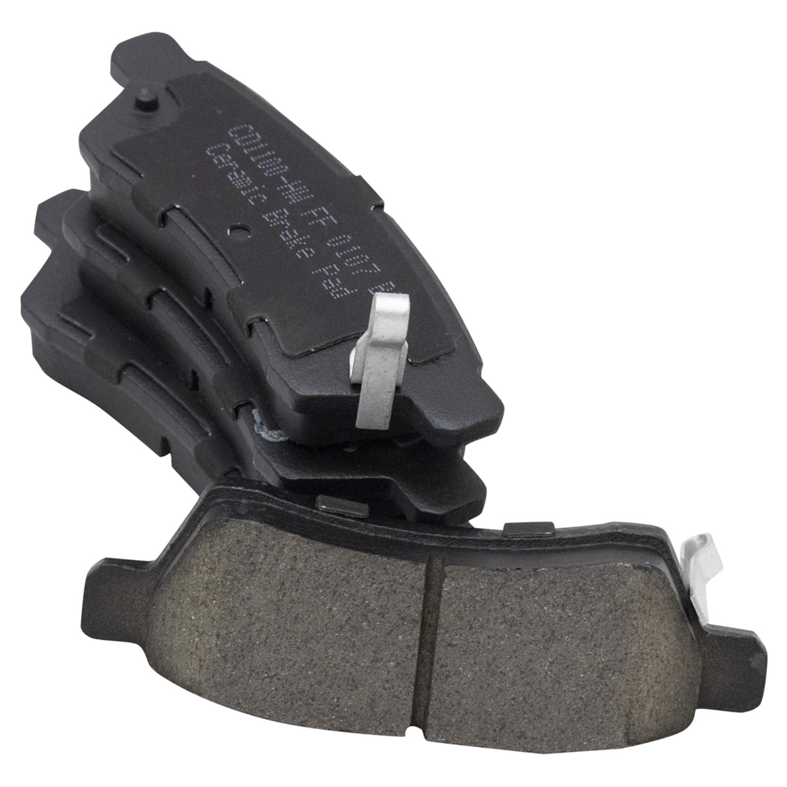 TRQ Rear Brake Pad & Rotor Kit Brake Pads Brake Rotor Ceramic Compatible with 2005-2019 Nissan Frontier 2005-2015 Xterra 2009-20