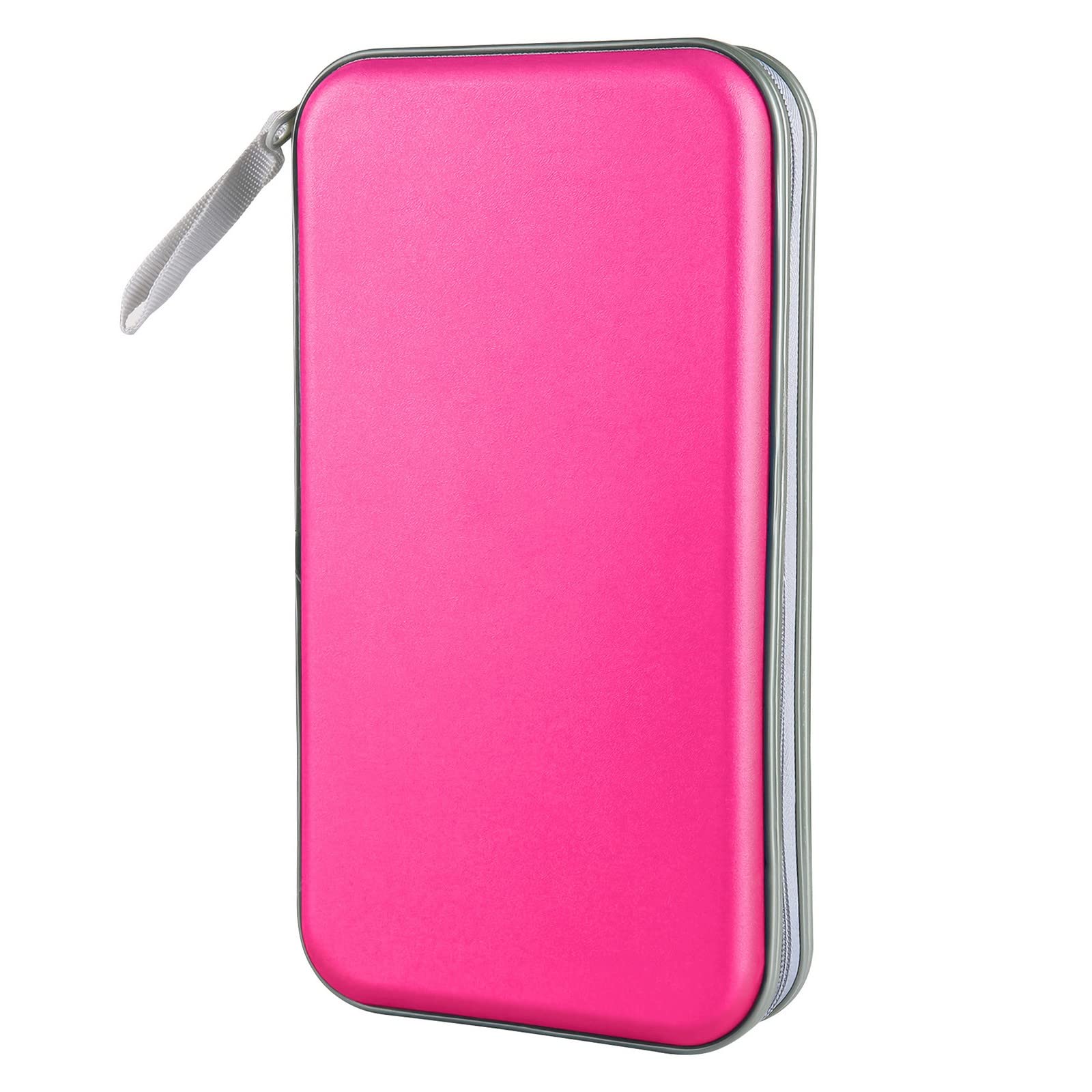 Cd Case, Siveit Dvd Case Holder 96 Capacity Hard Plastic Cd Dvd Disc Cases Storage Binder Wallet For Car Home Office Travel (Hot