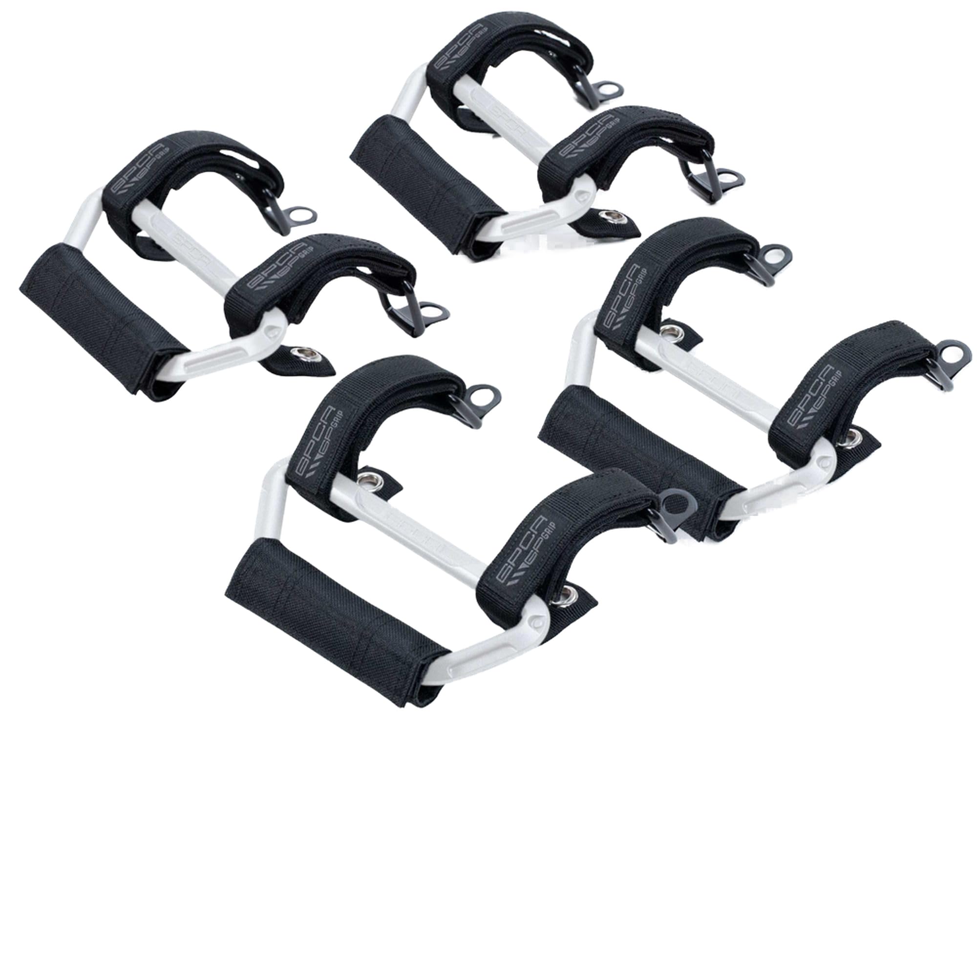 GPCA Grab Handles Designed for 2024+ Jeep Wrangler JL 4xe w/Airbag Compatible - Aero-Grade Aluminum, Patented Foldable GP Grip A