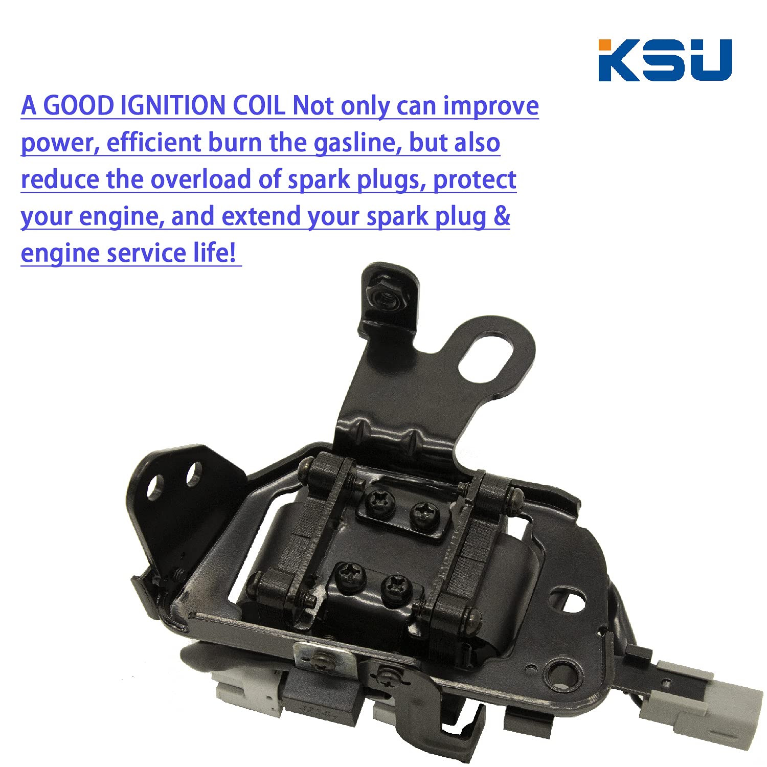 Ksu Coil Pack With Spark Plug For Soul 2010 2011 2.0L L4 Uf593 2730123900 Uf-593 27301-23900 Uf419 Uf-419 2730123700 27301-23700