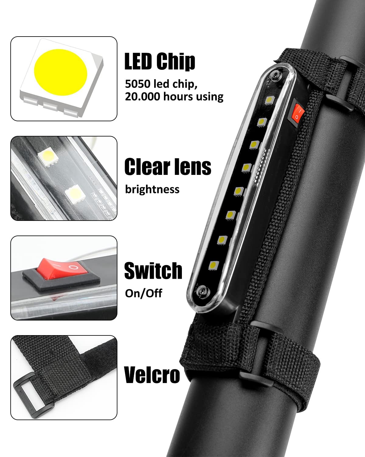 Sunpie Utv Dome Light Sxs Lights Wireless Roll Bar Led Utv Interior Light White Compatible With Polaris Can Am Pioneer/Talon Kaw