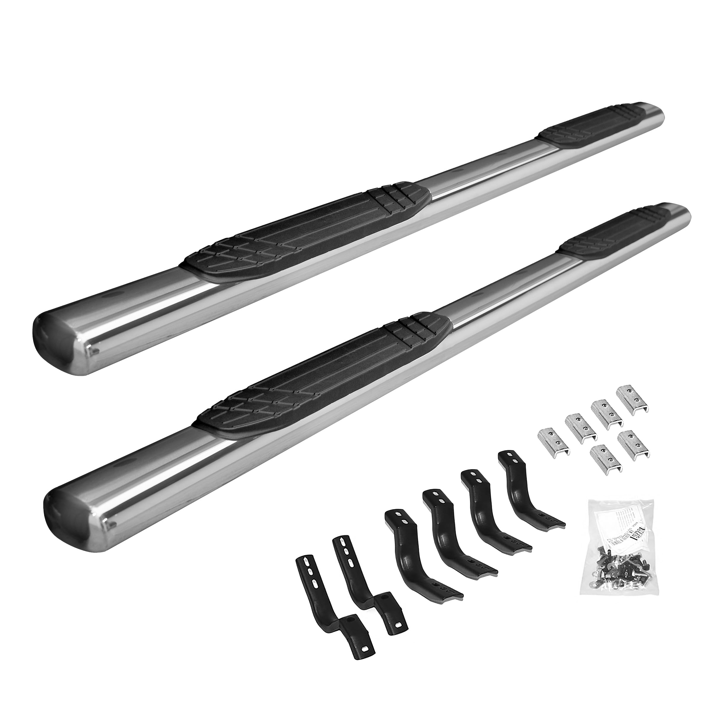 Go Rhino 684443587Ps 4' Oe Xtreme Side Steps With Mounting Brackets - Crew Max Only For Toyota 22-24 Tundra (Crew Cab Pickup)