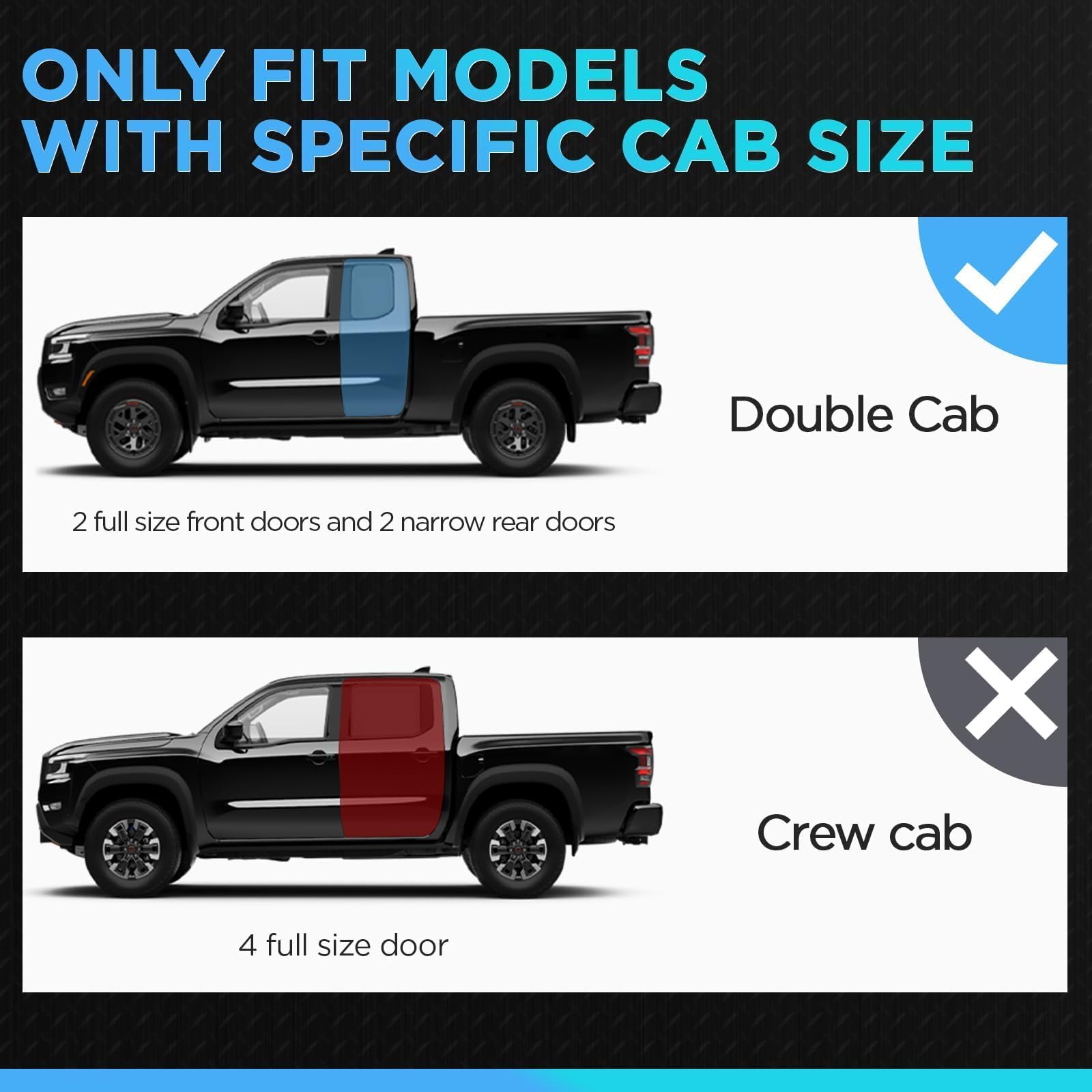 Pz Double Cab Running Boards For 2007-2018 Chevy Silverado/Gmc Sierra 1500, 2007-2019 For 2500Hd 3500Hd, 2019 Ld, Heavy Duty Car
