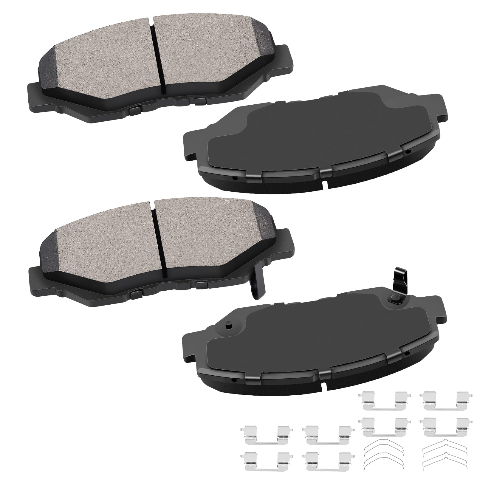 Cciyu D914 Front Ceramic Brake Pads Kits 4Pcs Fit For Acura Ilx,For Honda For Accord,Civic,02-06,12-16 For Honda Cr-V,03-11 For 