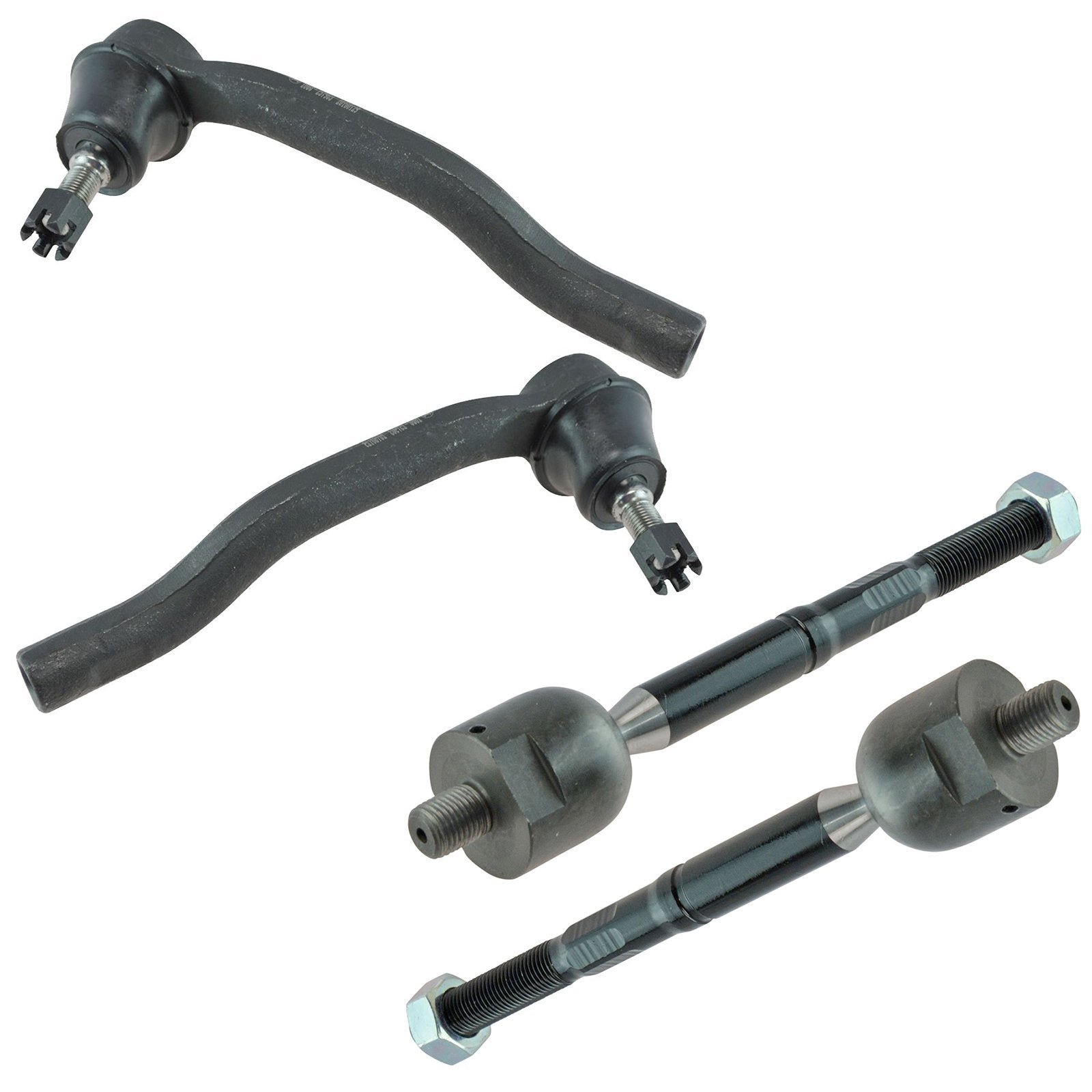 Trq Front Tie Rod Set Compatible With 2007-2012 Mazda Cx-7