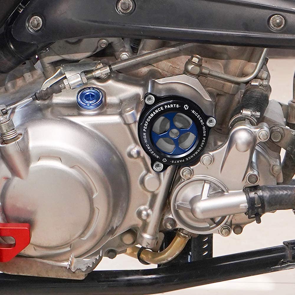 NICECNC Oil filtrar Cover With Observing Window Compatible with Yamaha Raptor 700 YFM700 2015-2023, Raptor 700R YFM700R,2009-200