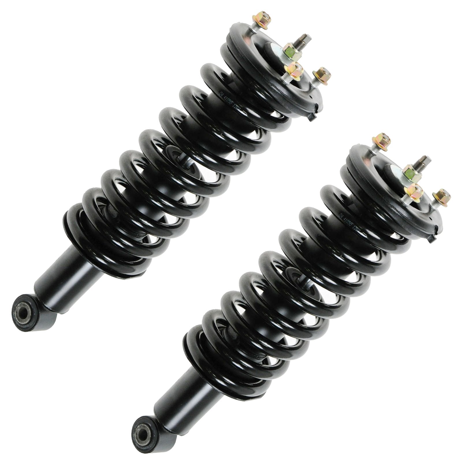 Trq Front Strut & Coil Spring Assembly Set Driver & Passenger Sides Compatible With 05-12 Nissan Pathfinder 05-15 Xterra 09-12 S