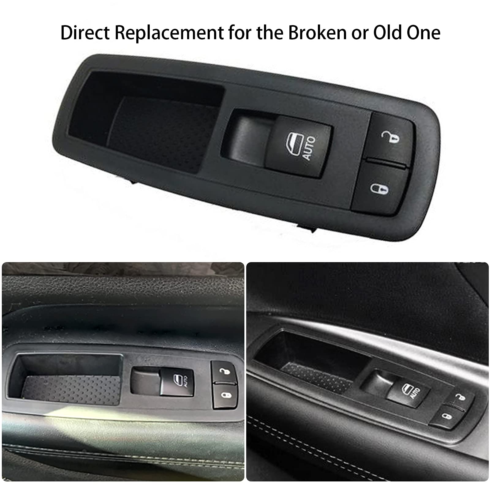 Passenger Window Switch Replacement For 2008-2012 Dodge Grand Caravan, Chrysler Town And Country,Jeep Liberty,Dodge Ram 1500, 2009-2010 Dodge Journey,2007-2011 Dodge Nitro Fits 4602544Ag