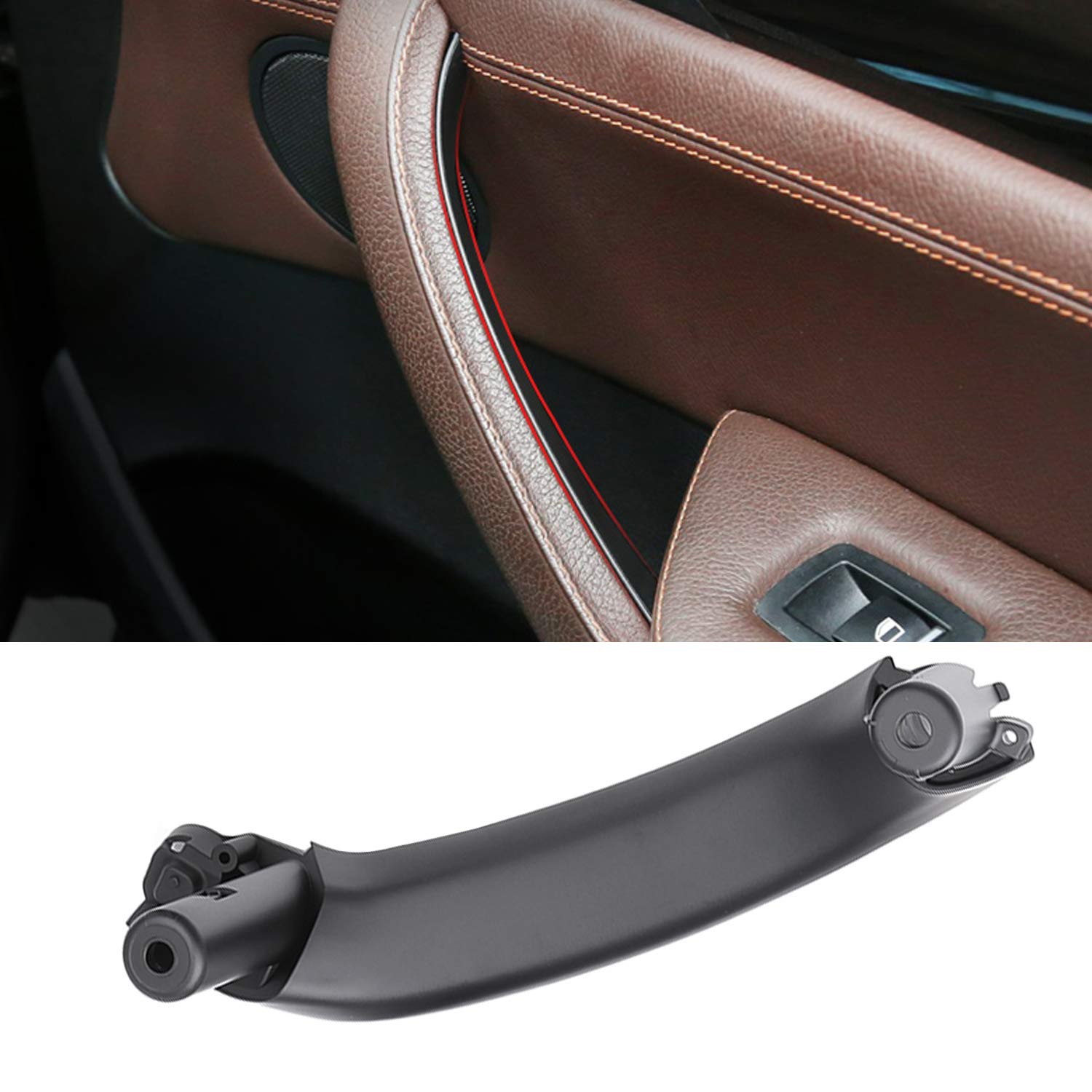 Jaronx for BMW X3 X4 Door Pull Handle, Right Side Passenger Interior Door Panel Pull Handle Replacement (Fit:BMW X3 F25 2010-201