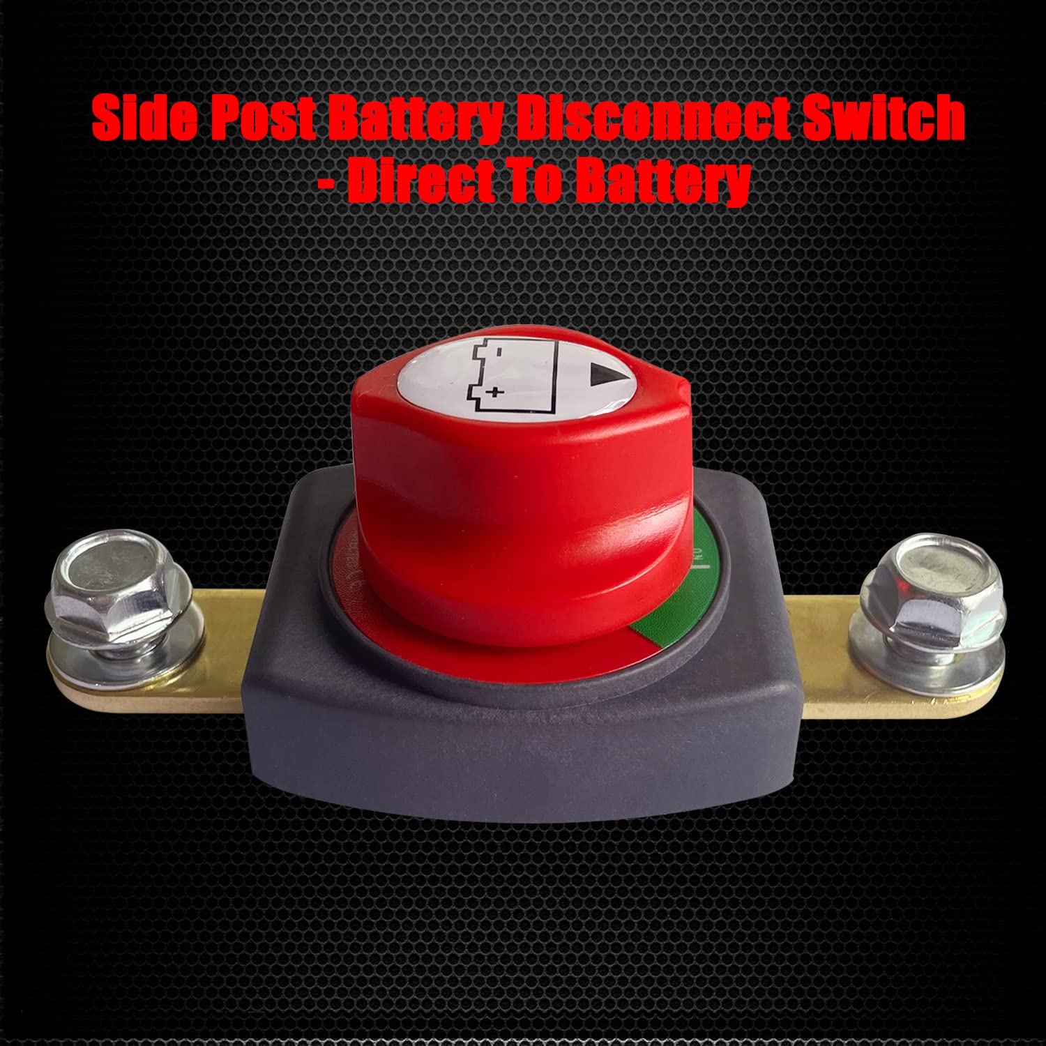Ampper Side Post Battery Disconnect Switch, 12-48 V Battery Power Cut Master Switch Disconnect Isolator For Car, Vehicle, Rv And