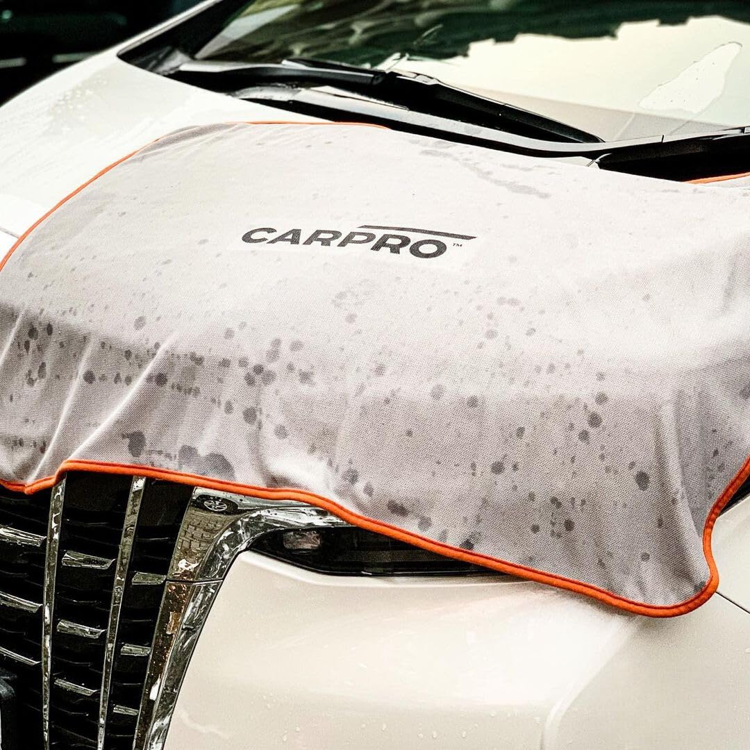 Carpro Dhydrate Drying Towel: Car Wash Drying Towel For Spotless Shine, Microfiber Edge, Lint Free, Tag Free, Cleaning Cloth Towel, Car Washing, Drying & Auto Detailing - 28' X 40' (Pack Of 1)