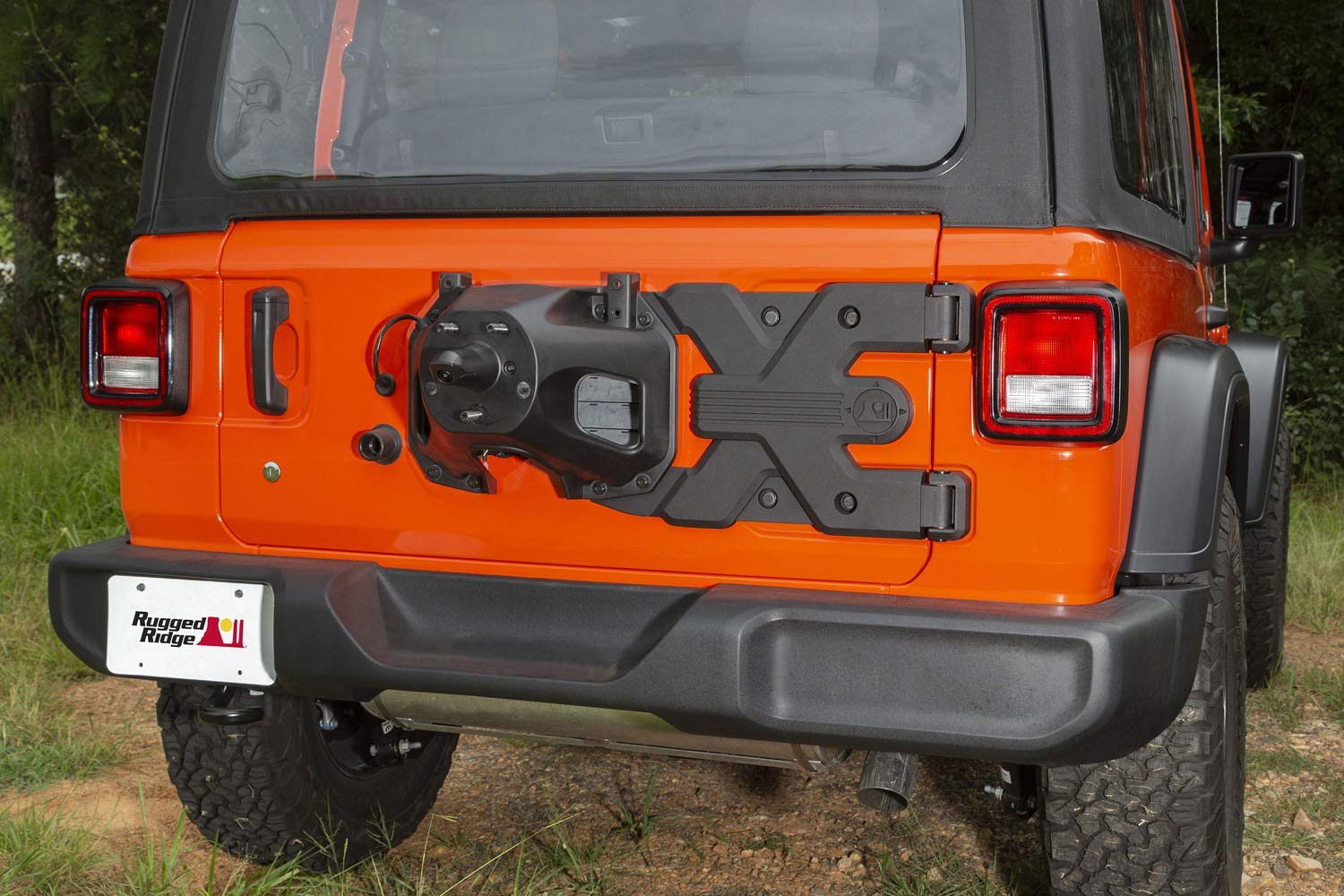 Rugged Ridge Hd Tire Carrier For Jeep Wrangler Jl | Hinge Casting, Heavy Duty | 11546.56 | Fits 2018-2025 Jeep Wrangler Jl