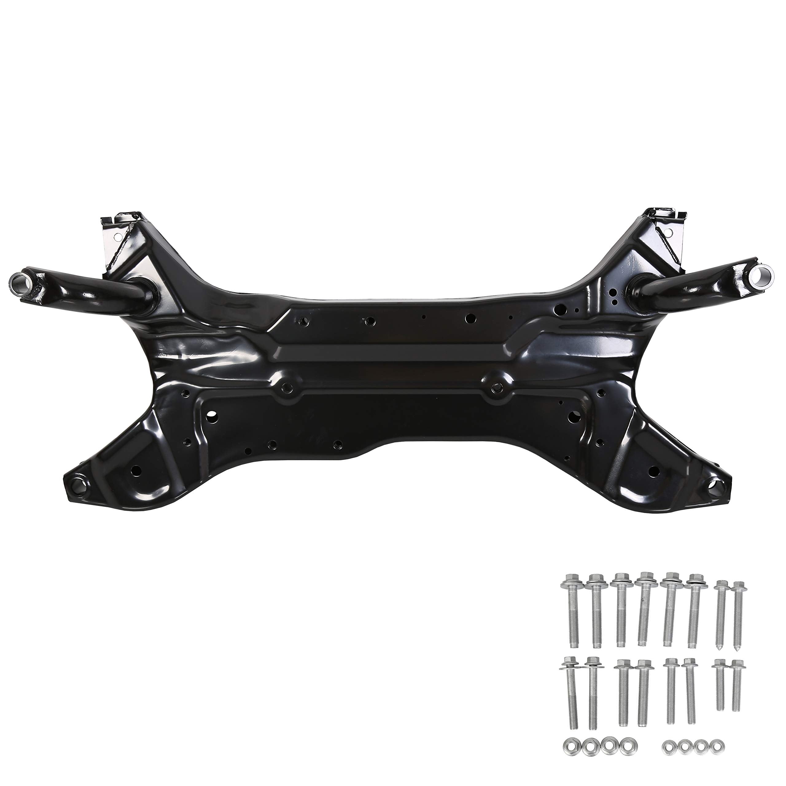 7BLACKSMITHS Front Frame Crossmember Cradle, Alloy Steel, Black, Model BL322, Compatible with 2007-2012 Dodge Caliber, 2007-2016 Compass &