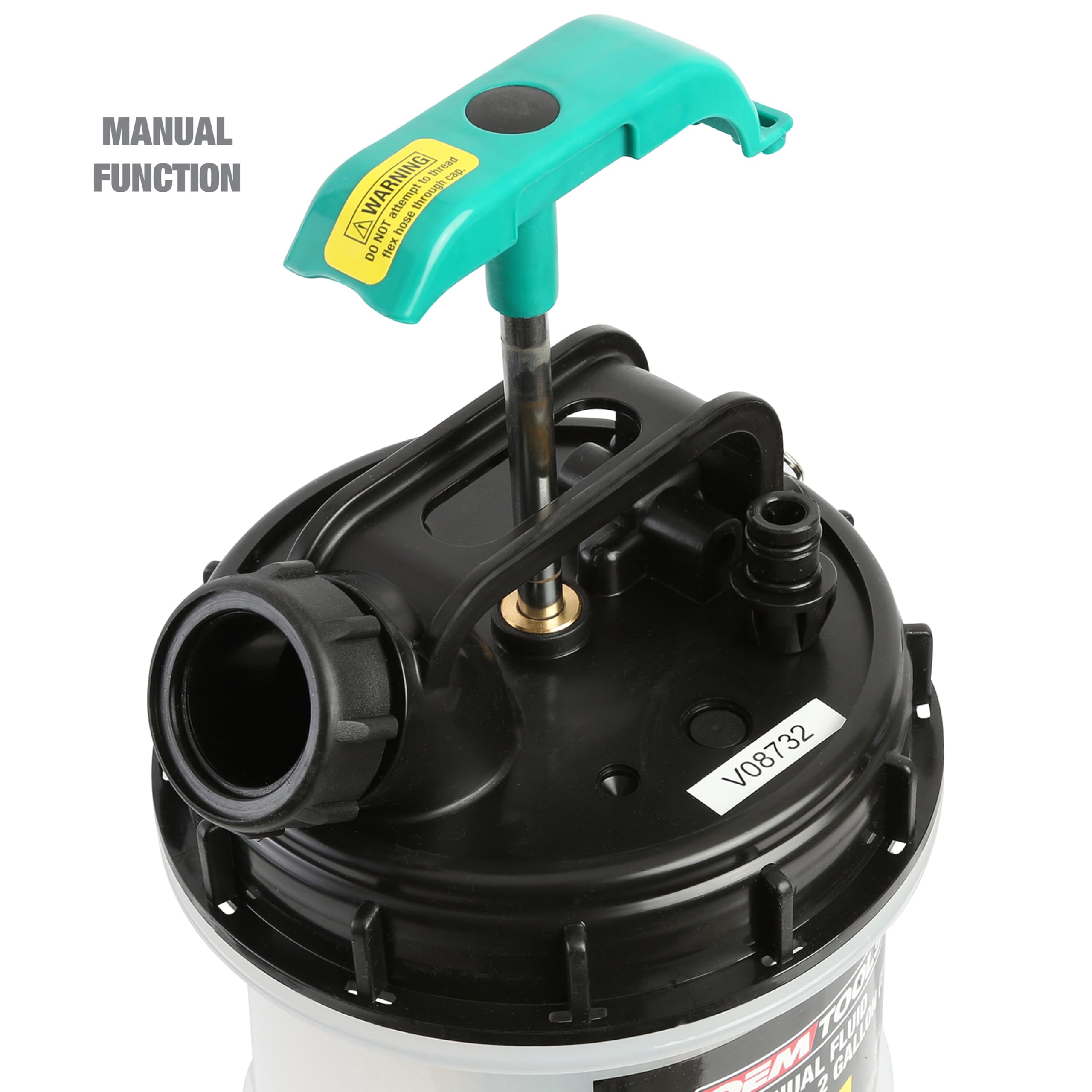 OEMTOOLS 24936 Manual Fluid Extractor Pump, 8 Quarts, Plastic, Multi-Color, Ideal for Automotive Oils and Fluids