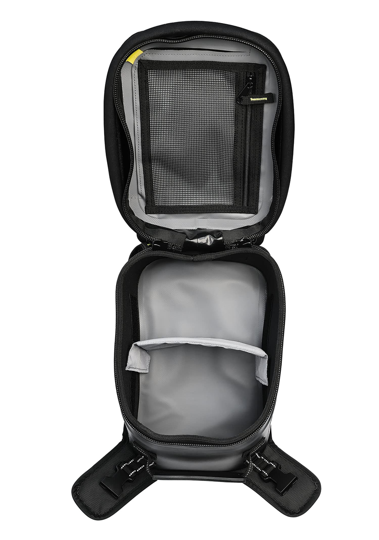 Nelson Rigg SE-4008 Waterproof Adventure Tank Bag - Black, Heavy Duty UV-Treated PVC, Fits Most Honda Yamaha Kawasaki Bikes