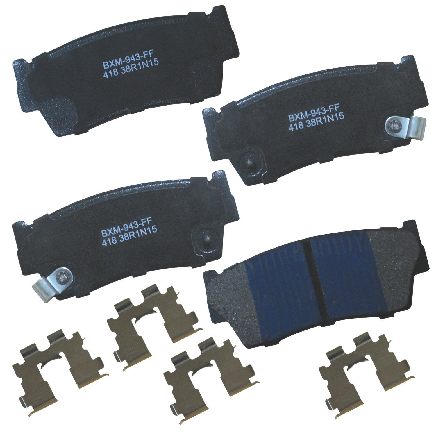 Bendix Premium Sbm418 Semi-Metallic Front Brake Pads For Select Models Asuna Sunrunner, Chevrolet Tracker, Geo Gmc Pontiac Suzuk