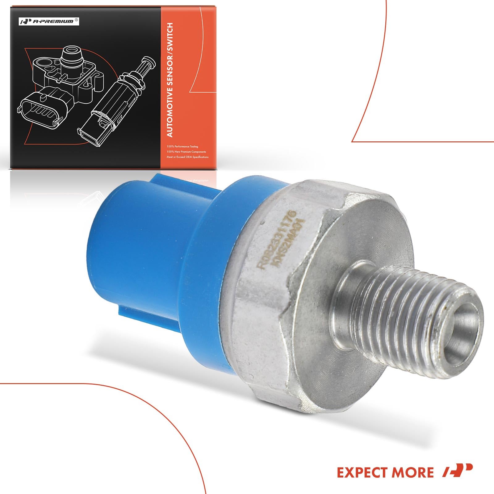 A-Premium Knock Detonation Sensor Compatible With Acura Rl 1996-2004 3.5L & Honda Civic 1996-2000 1.6L, Replace# 30530-P2M-A01,