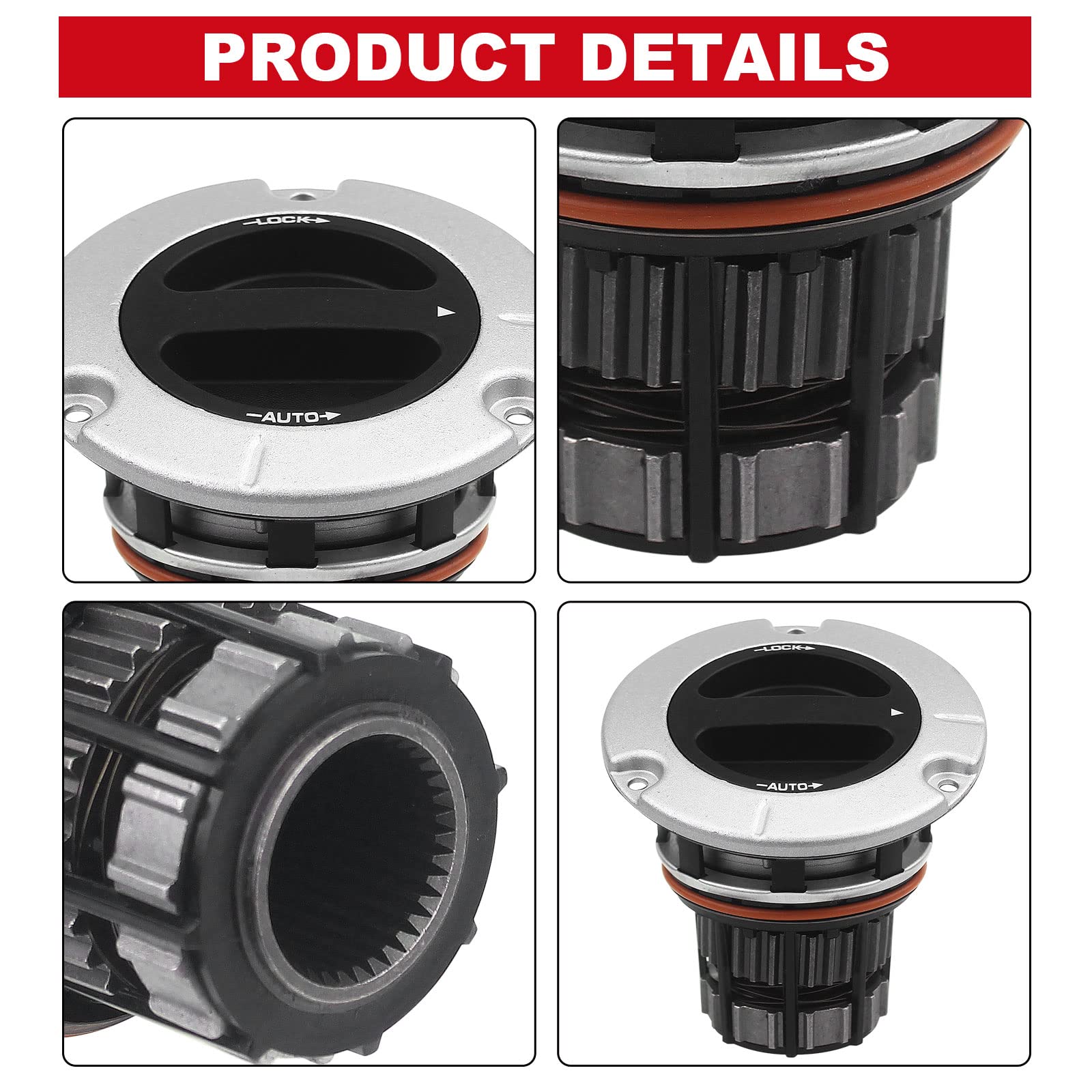 Motorbymotor 4Wd Manual Locking Hub Compatible With 2005-2020 Ford F-250 F-350 F-450 F-550 Super Duty Locking Hub Axle Link Asse