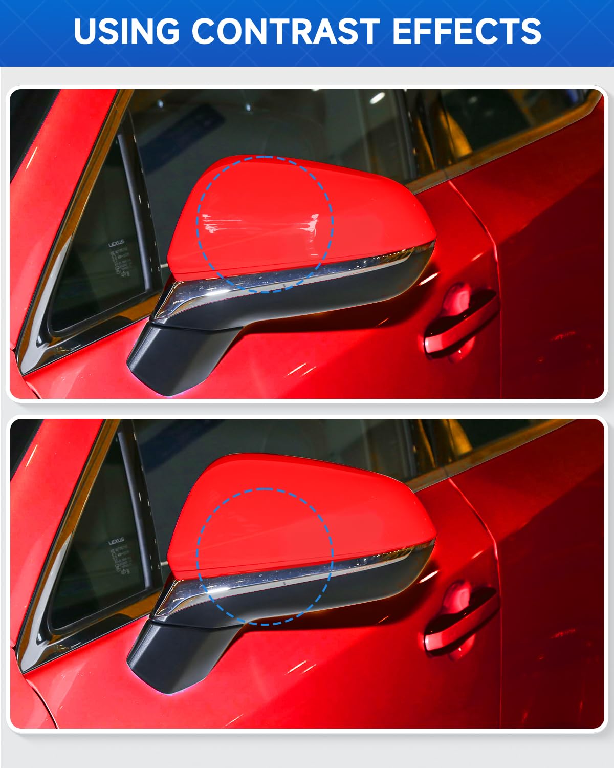 TESLAUNCH Touch Up Paint for Lexus, 0.41 Fl Oz, Matador Red Mica (3R1), Exact Match Car Scratch Repair