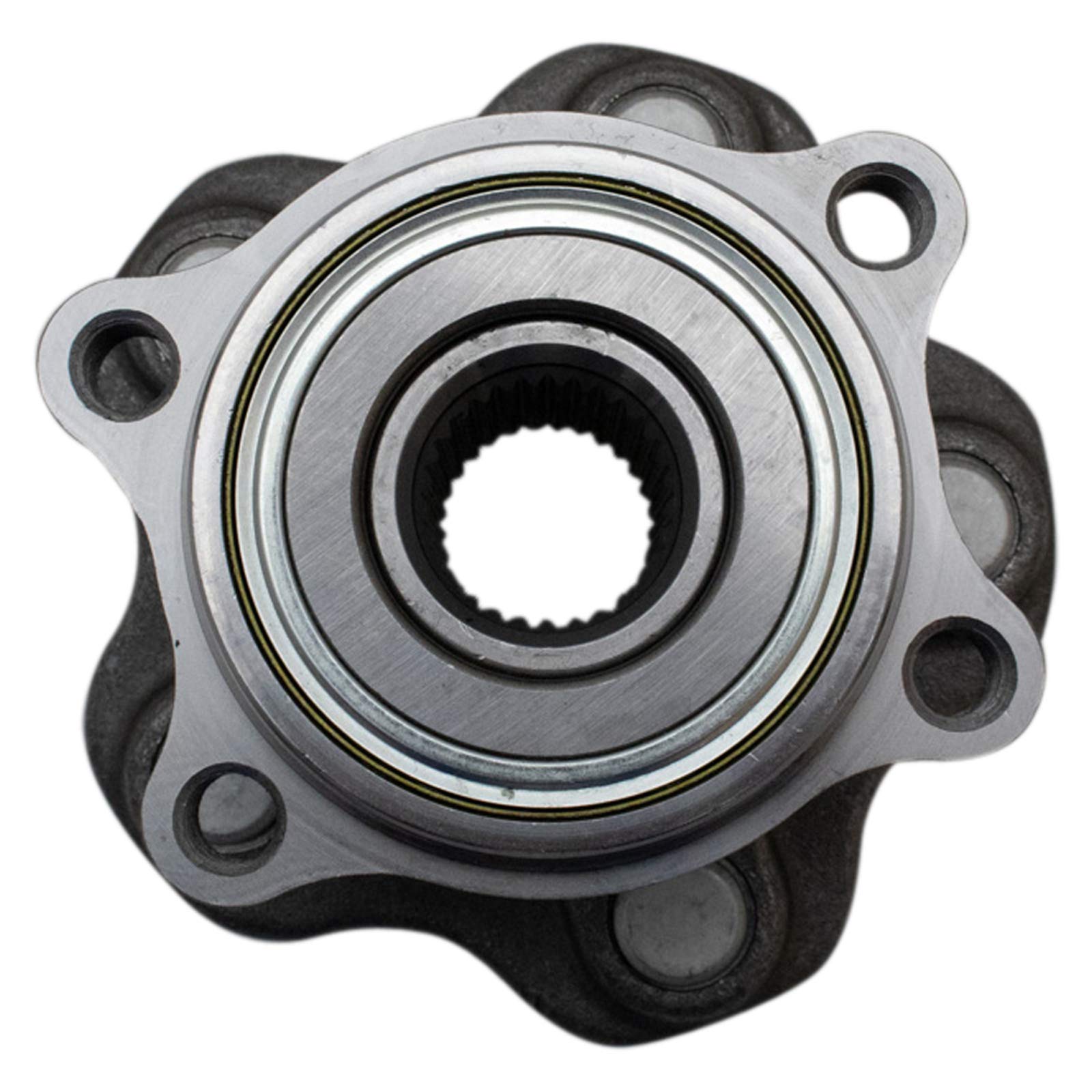 Trq Rear Wheel Hub Bearings Assembly Set Compatible With 2003-2007 Infiniti G35 2003-2009 Nissan 350Z