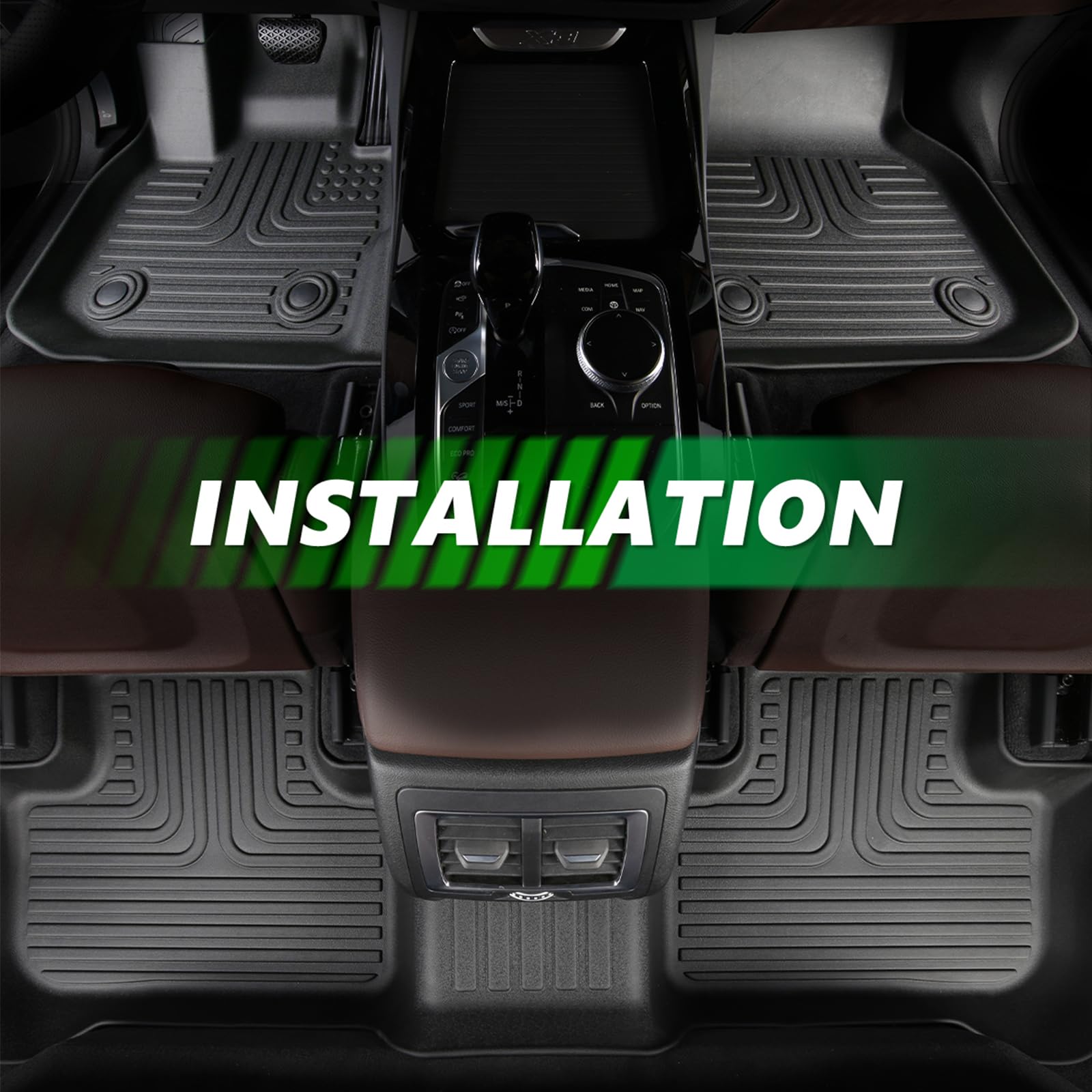 Norand-for Hyundai Tucson Hybrid Floor Mats 2022 2023 2024 2025 All Weather Cargo Liner Car Accessories